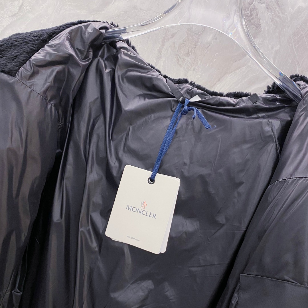 特级羽绒⬆️ Moncler Grenoble男士Morgins羊毛皮拼接里羽绒服.高端单品.原版购入开