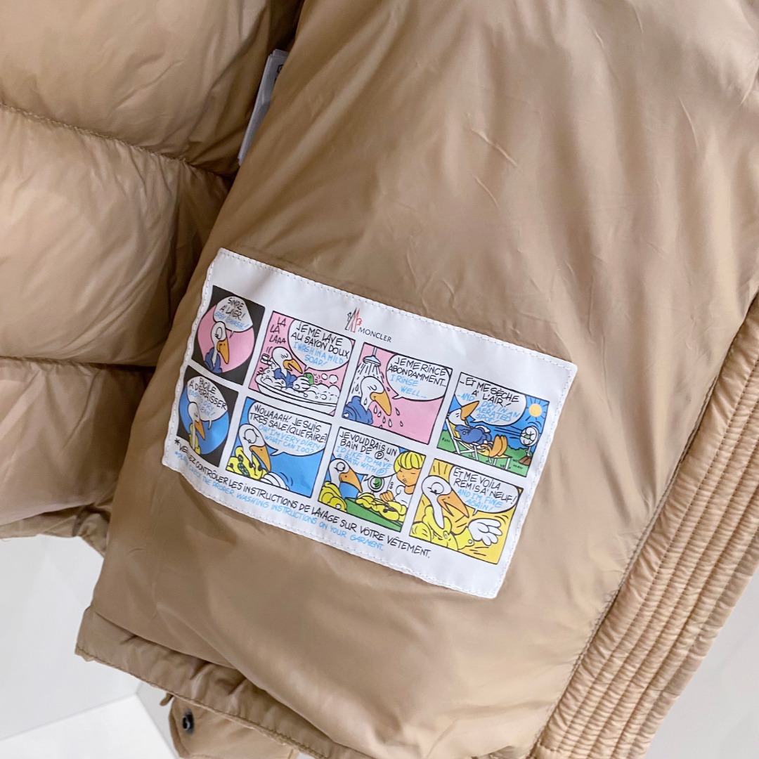 特级羽绒⬆️Moncler王牌经典,2025全新上市.Maya(全新科技尼龙)男士哑光短款羽绒夹克外套.