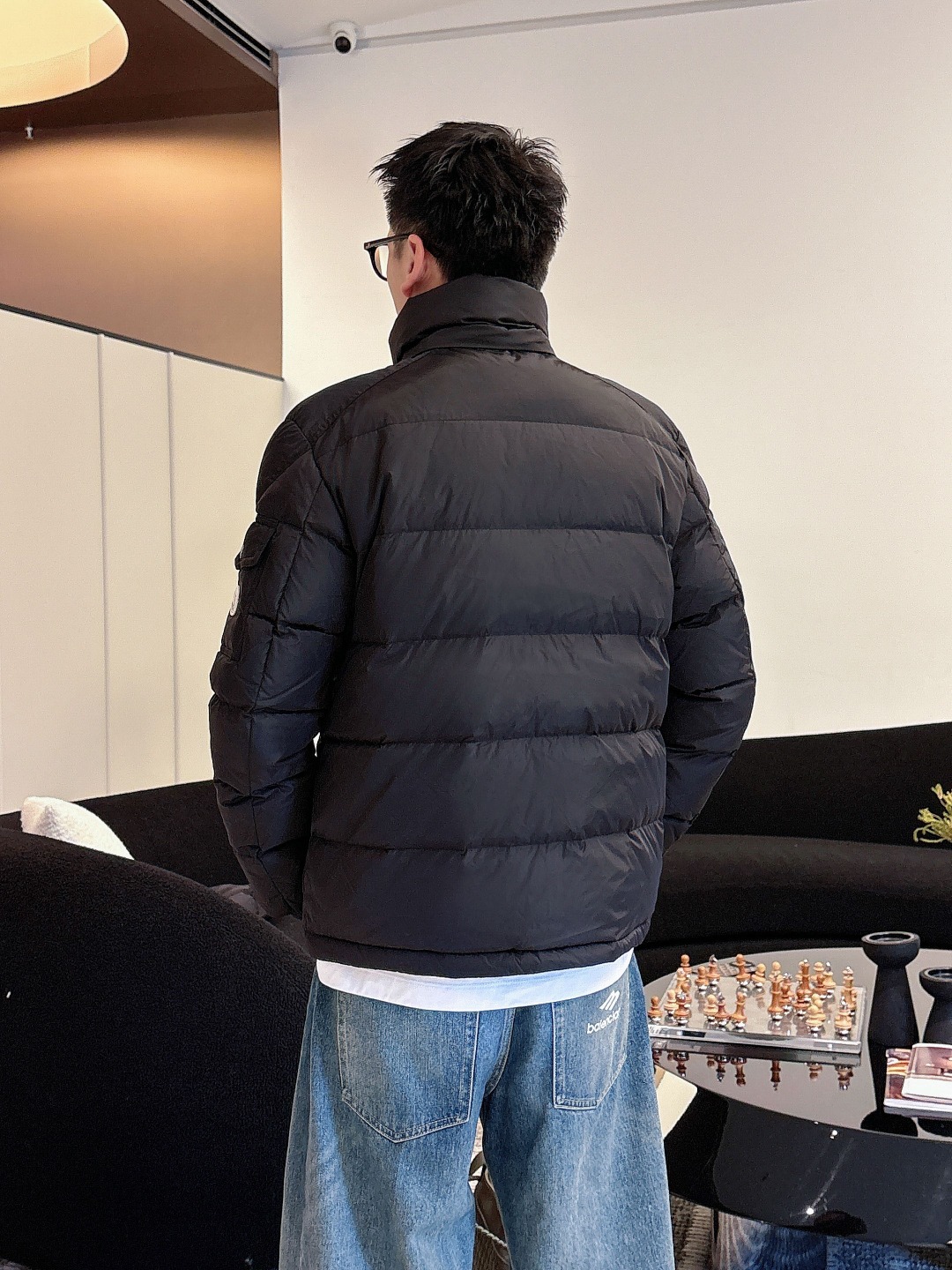 特级羽绒⬆️Moncler王牌经典,2025全新上市.Maya(全新科技尼龙)男士哑光短款羽绒夹克外套.