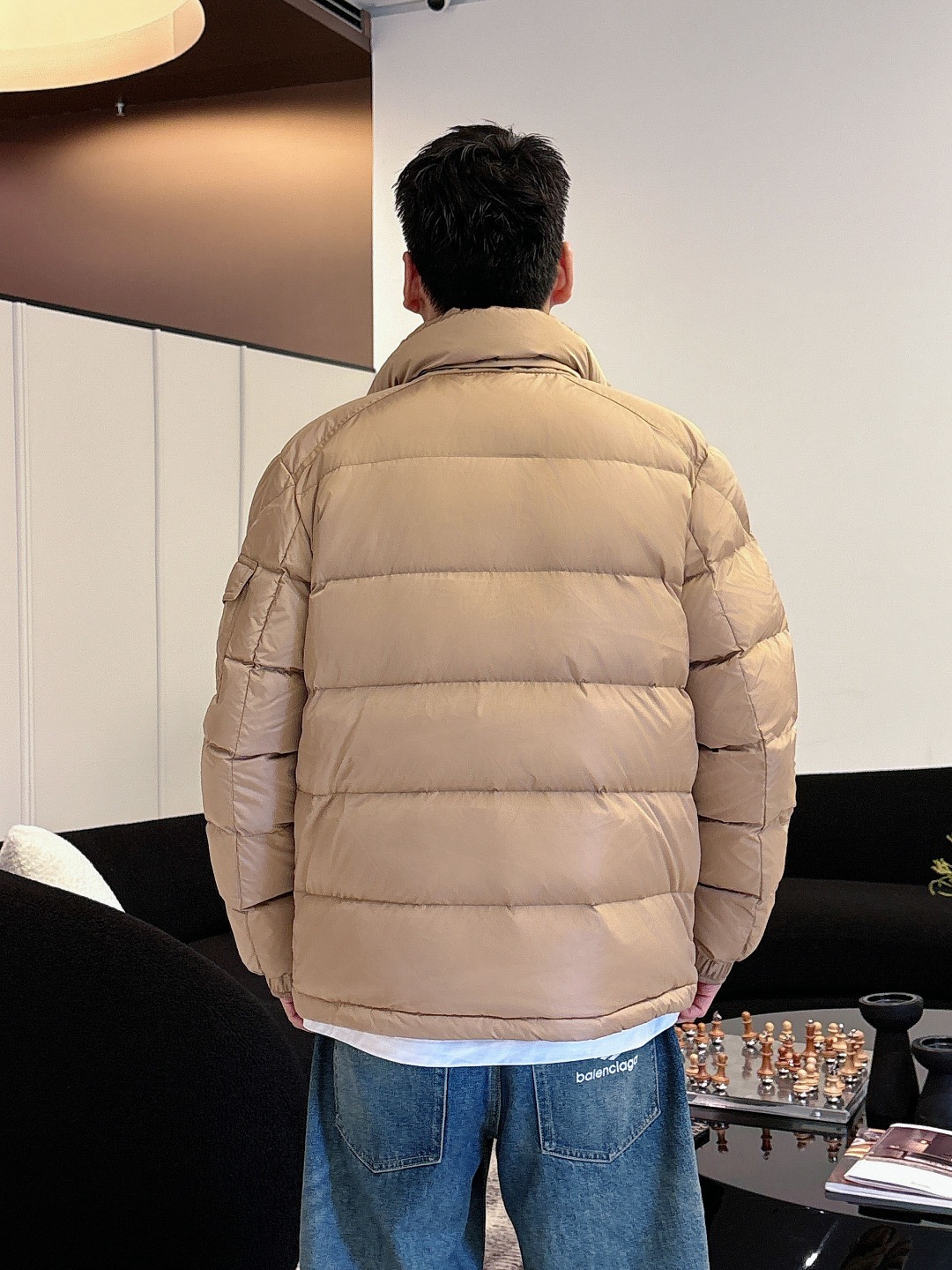 特级羽绒⬆️Moncler王牌经典,2025全新上市.Maya(全新科技尼龙)男士哑光短款羽绒夹克外套.