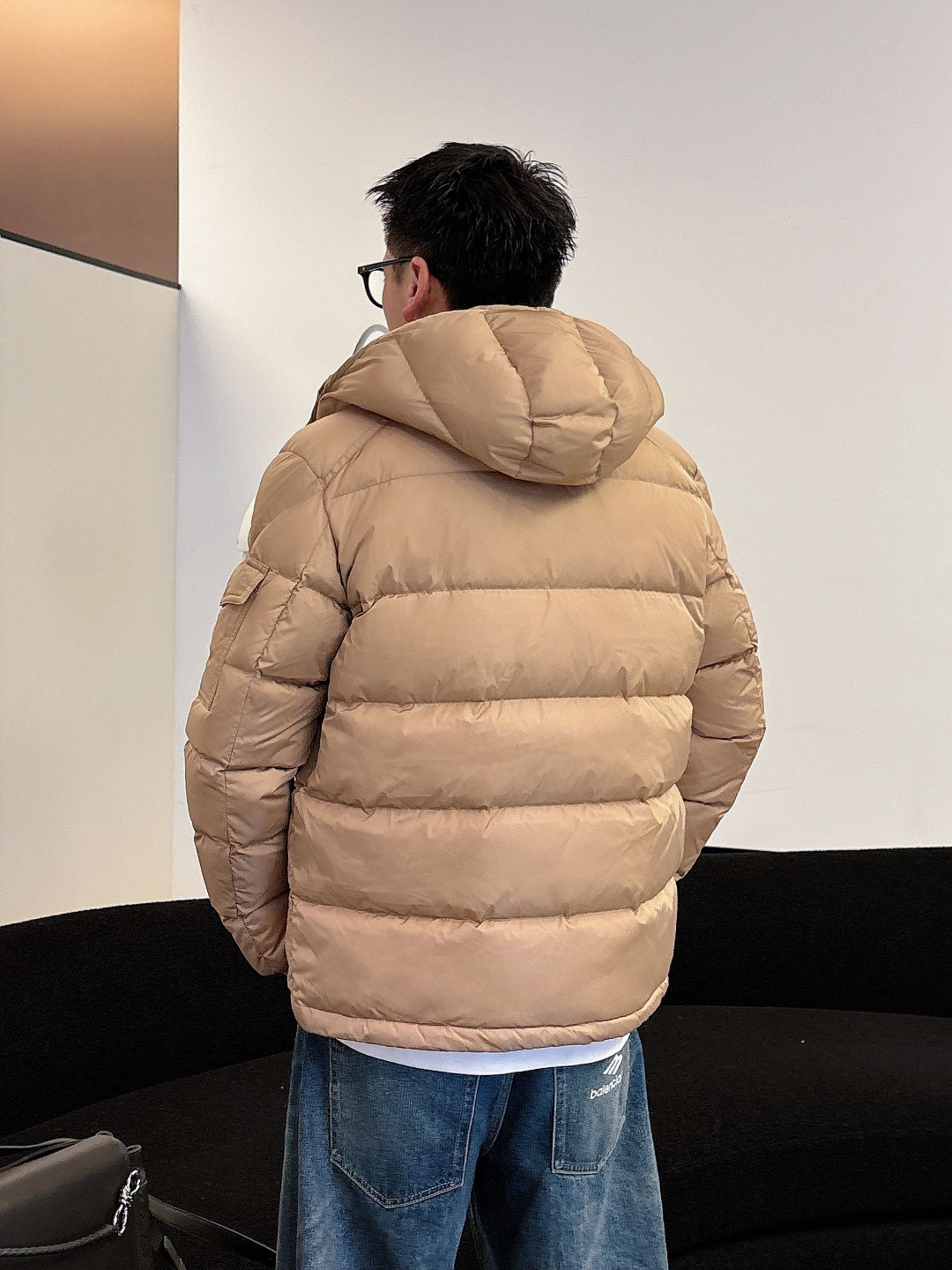 特级羽绒⬆️Moncler王牌经典,2025全新上市.Maya(全新科技尼龙)男士哑光短款羽绒夹克外套.