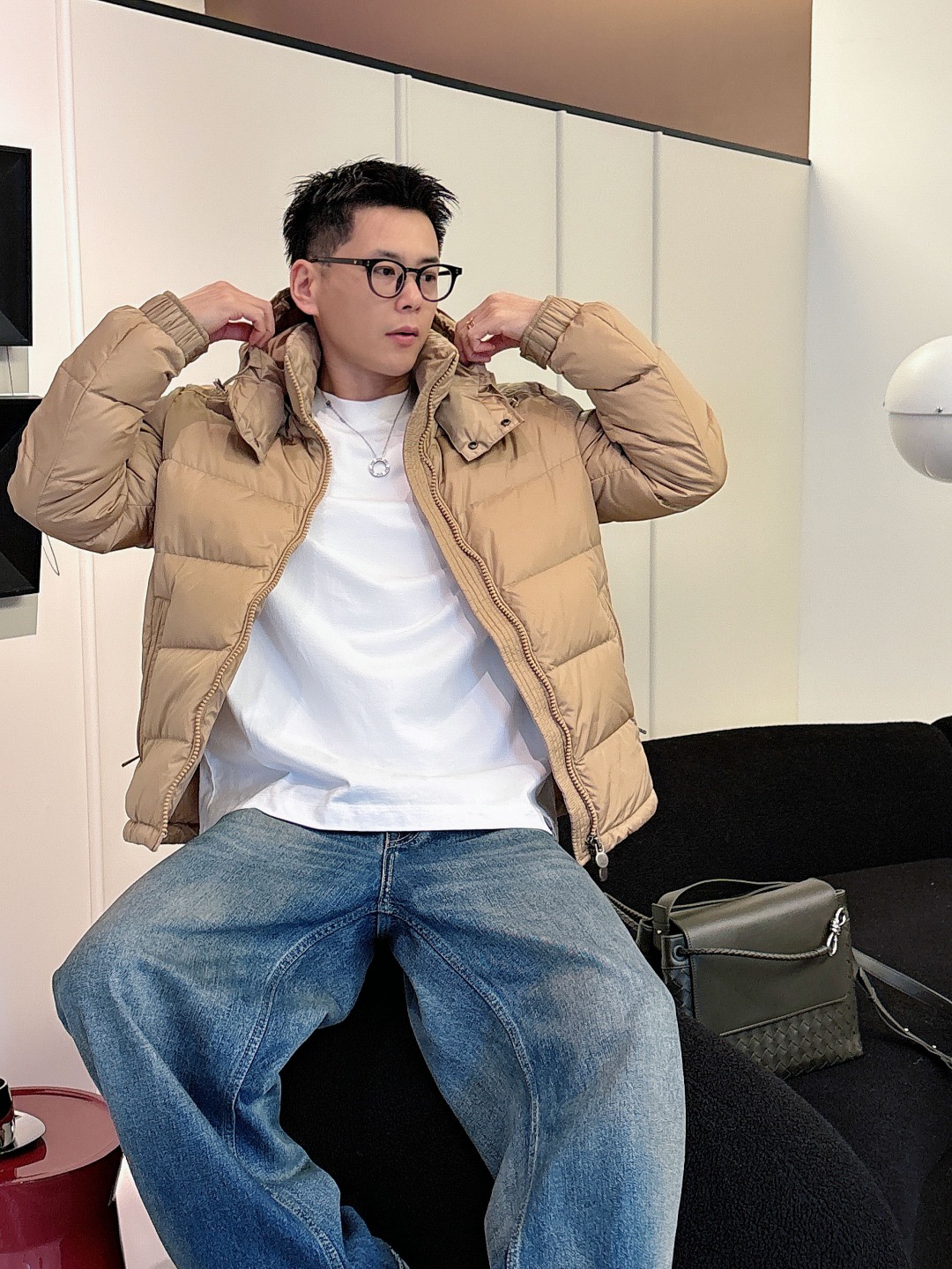 特级羽绒⬆️Moncler王牌经典,2025全新上市.Maya(全新科技尼龙)男士哑光短款羽绒夹克外套.