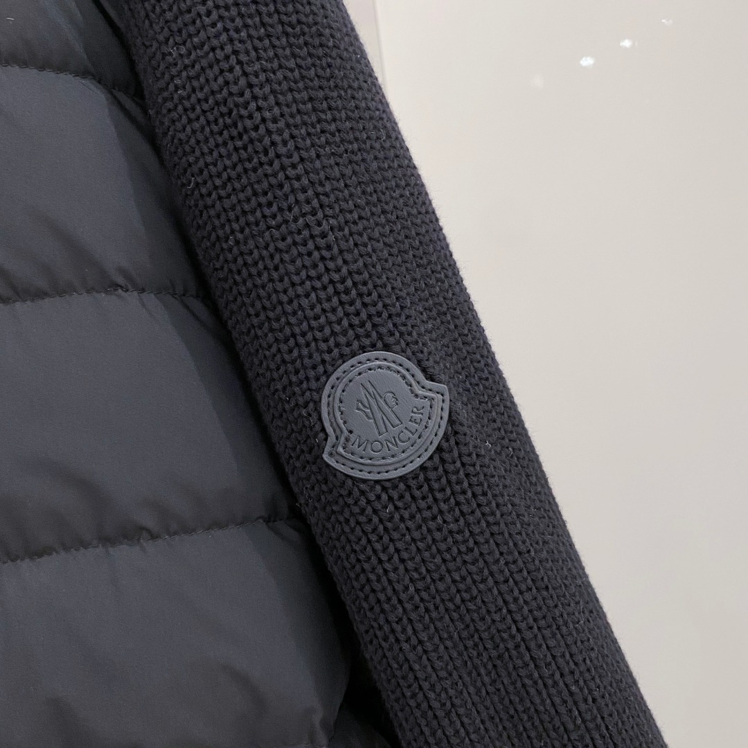 Moncler 蒙口 2025年秋冬新款羽绒服，针织拼接羽绒服采用新国标95白鸭绒，秋冬新品内搭神器！在