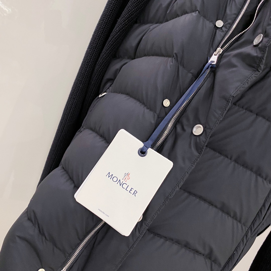 Moncler 蒙口 2025年秋冬新款羽绒服，针织拼接羽绒服采用新国标95白鸭绒，秋冬新品内搭神器！在