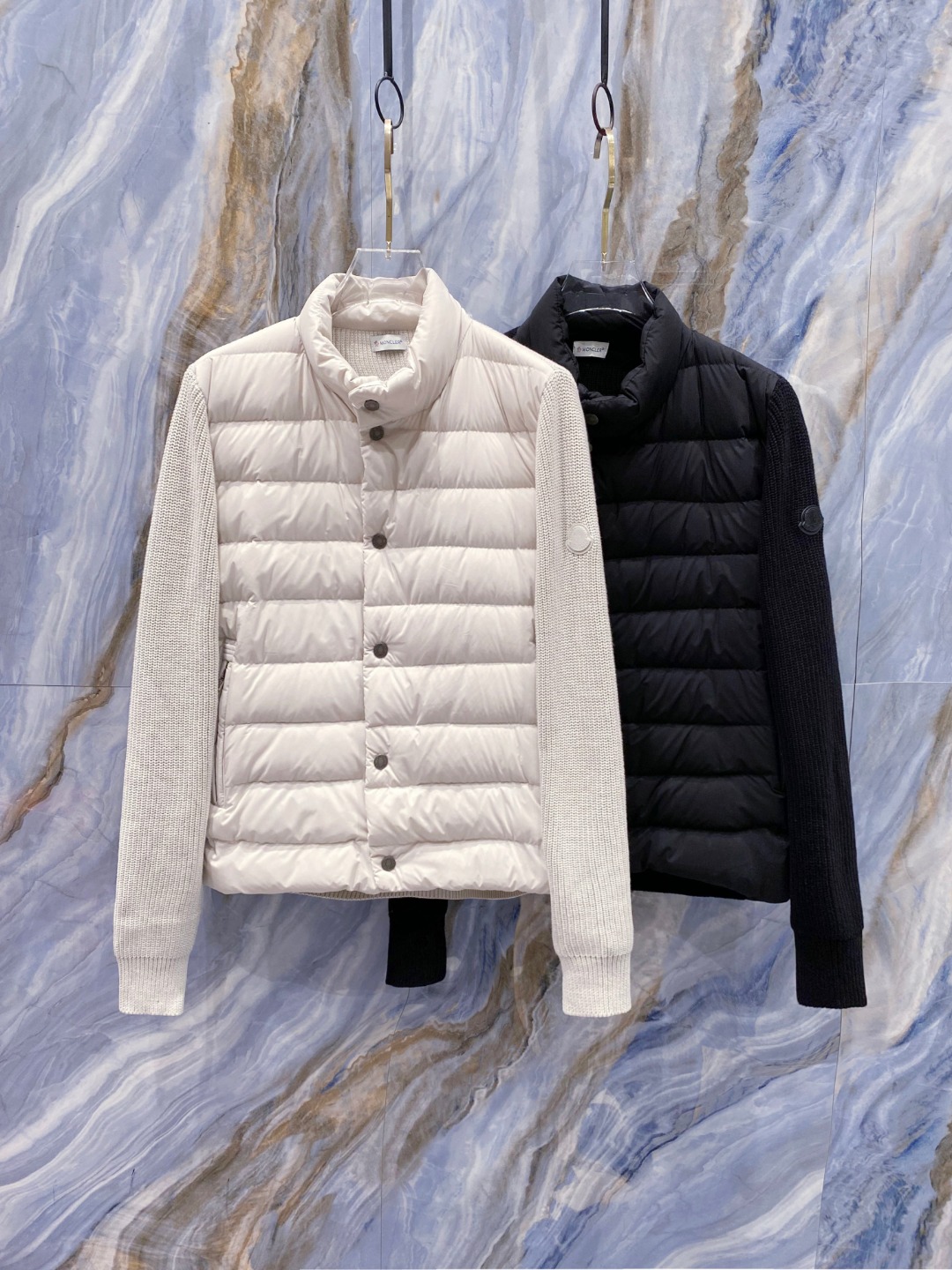 Moncler 蒙口 2025年秋冬新款羽绒服，针织拼接羽绒服采用新国标95白鸭绒，秋冬新品内搭神器！在