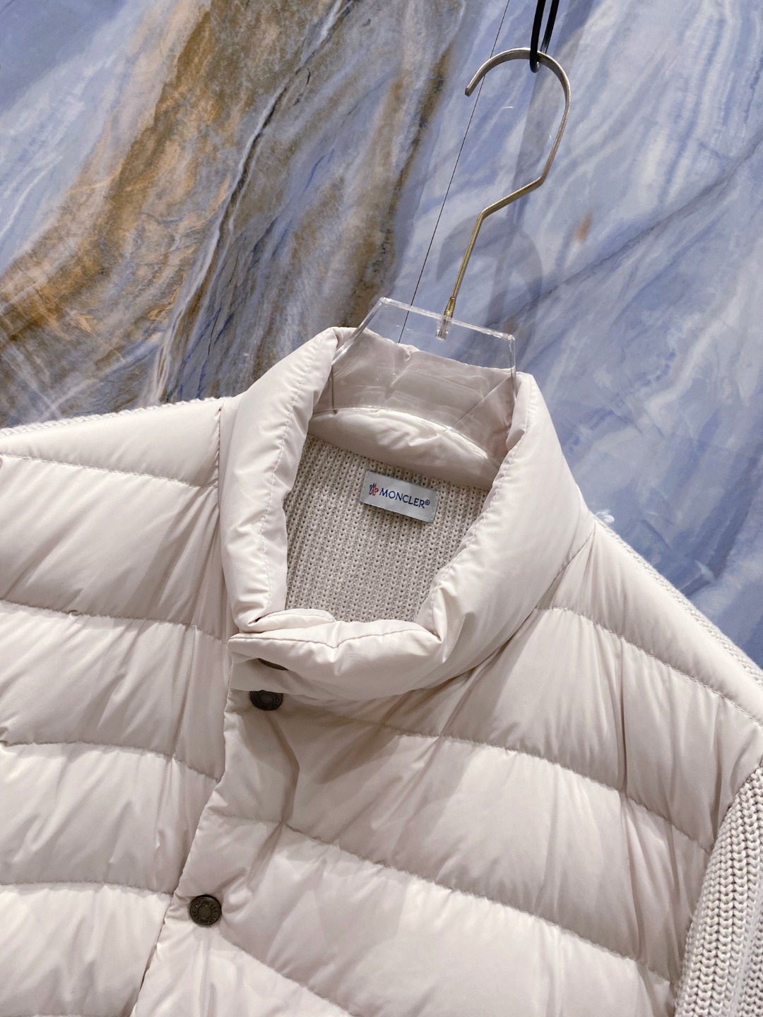 Moncler 蒙口 2025年秋冬新款羽绒服，针织拼接羽绒服采用新国标95白鸭绒，秋冬新品内搭神器！在