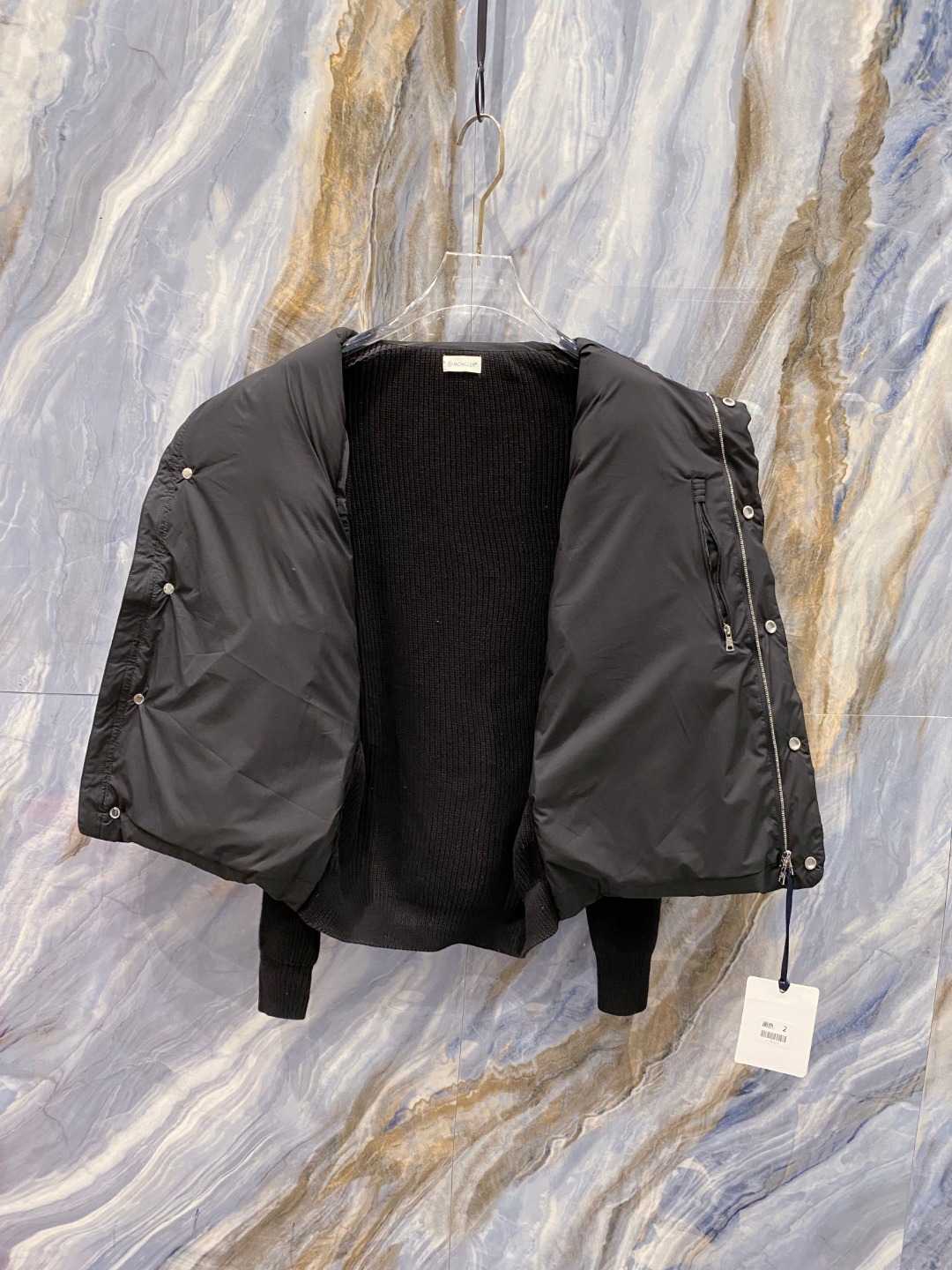 Moncler 蒙口 2025年秋冬新款羽绒服，针织拼接羽绒服采用新国标95白鸭绒，秋冬新品内搭神器！在