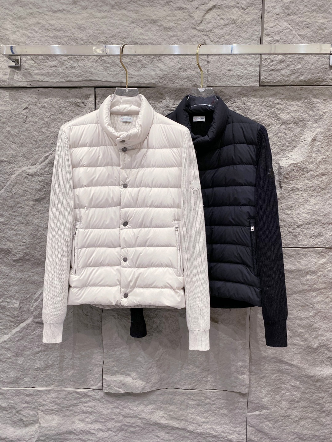 Moncler 蒙口 2025年秋冬新款羽绒服，针织拼接羽绒服采用新国标95白鸭绒，秋冬新品内搭神器！在