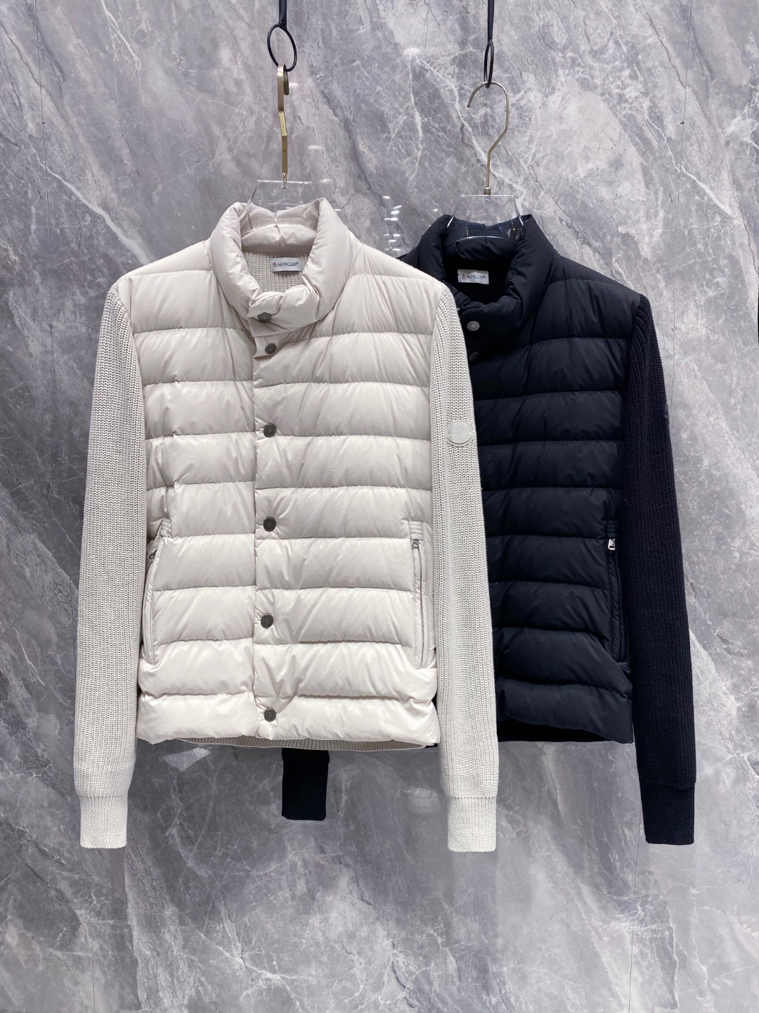 Moncler 蒙口 2025年秋冬新款羽绒服，针织拼接羽绒服采用新国标95白鸭绒，秋冬新品内搭神器！在