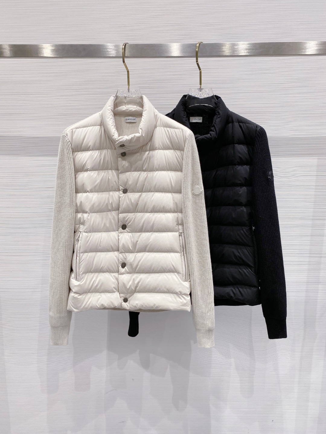 Moncler 蒙口 2025年秋冬新款羽绒服，针织拼接羽绒服采用新国标95白鸭绒，秋冬新品内搭神器！在