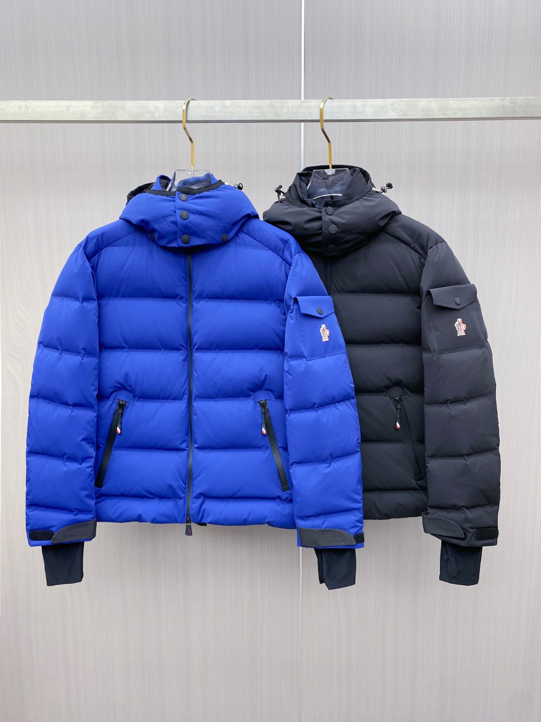 特级羽绒⬆️Moncler Montgetech(限定蓝色)高端男士短款羽绒夹克外套.柜台2w开外的高端