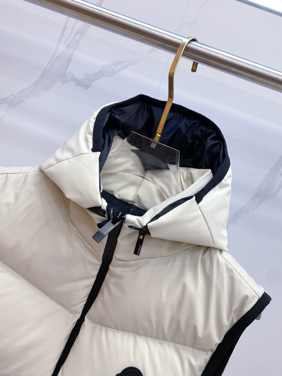 Moncler Valmasque蒙口男士可拆卸兜帽羽绒马甲.原版购入开发.特级鹅绒填充➕原厂替换面料➕