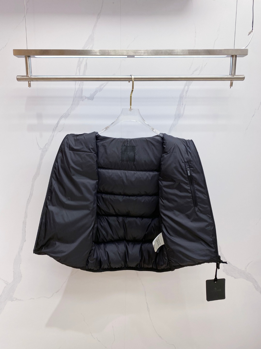 Moncler Valmasque蒙口男士可拆卸兜帽羽绒马甲.原版购入开发.特级鹅绒填充➕原厂替换面料➕