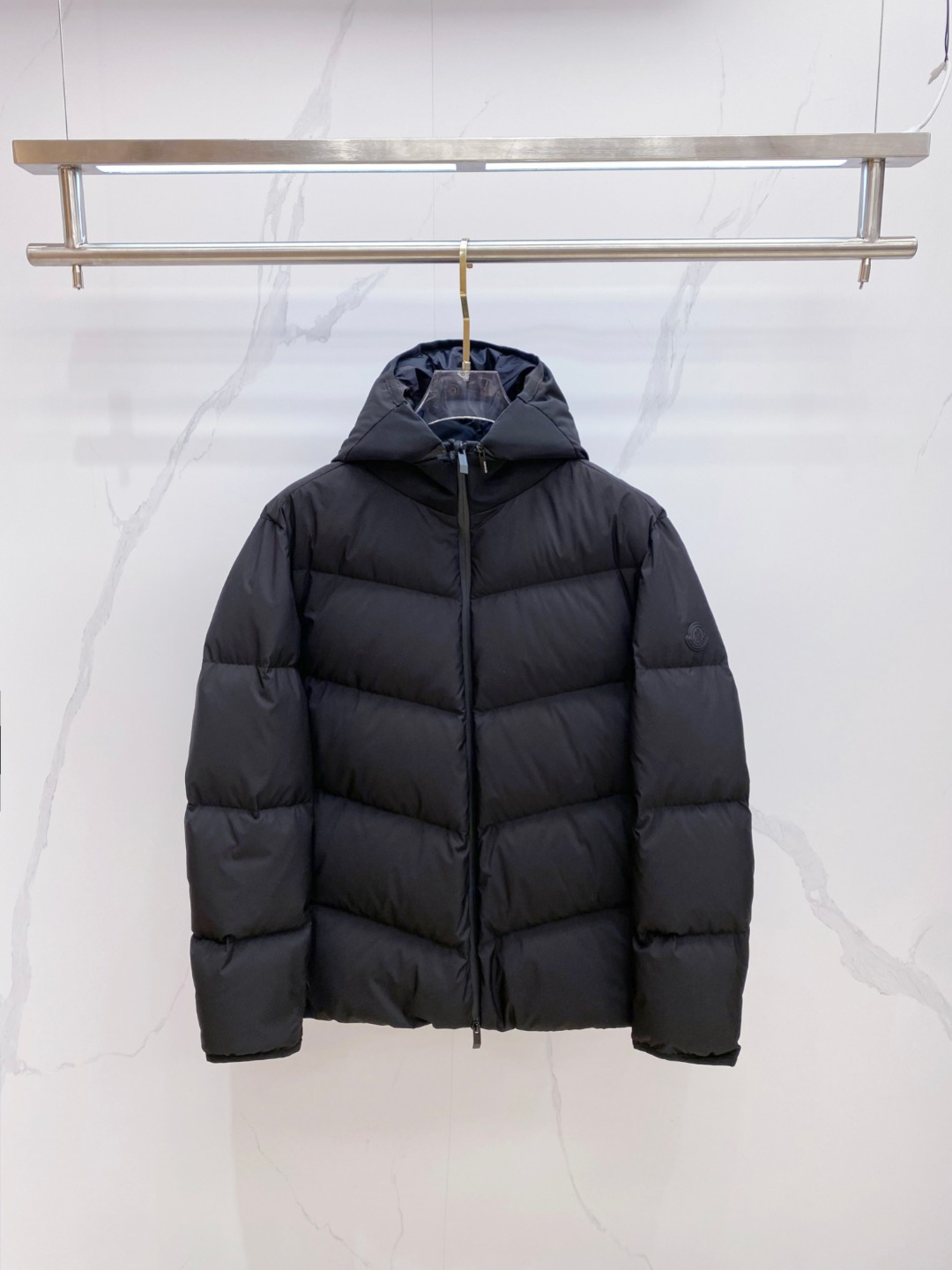 Moncler Forez蒙口2025男士连帽短款羽绒夹克外套.(连帽可脱卸.可变立领夹克)特级鹅绒填充
