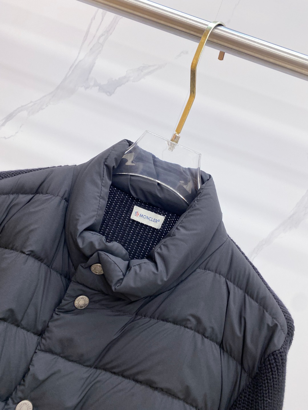 Moncler 蒙口 2025年秋冬新款羽绒服，针织拼接羽绒服采用新国标95白鸭绒，秋冬新品内搭神器！在