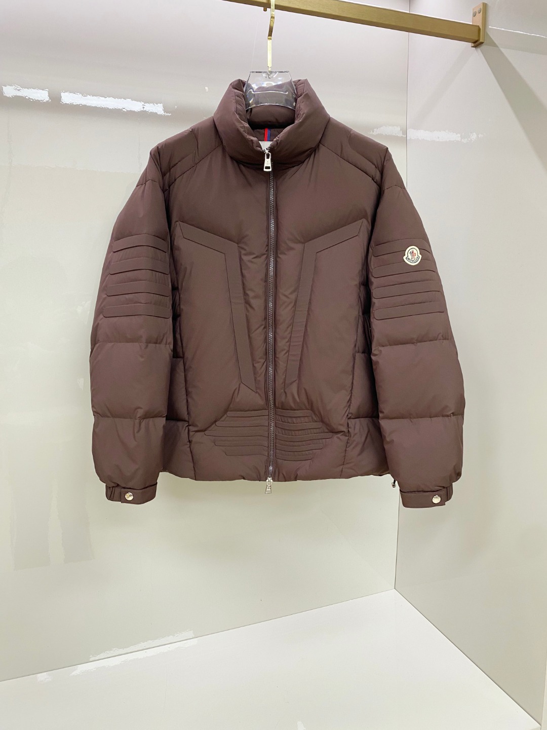 特级羽绒⬆️Moncler Matt Black3144欧洲限定款.2025全新重工机甲风异型裁剪立领羽