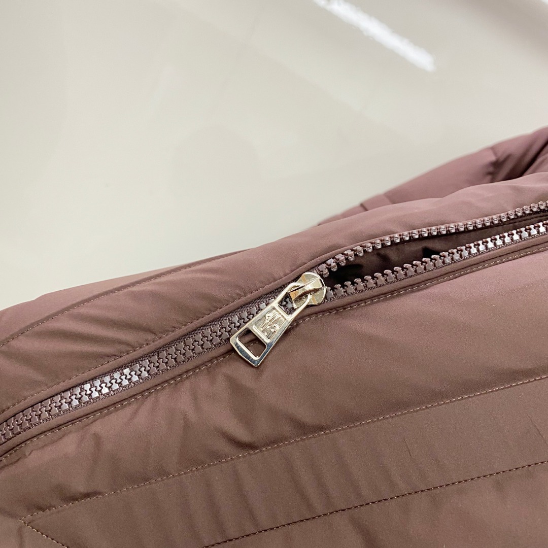 特级羽绒⬆️Moncler Matt Black3144欧洲限定款.2025全新重工机甲风异型裁剪立领羽