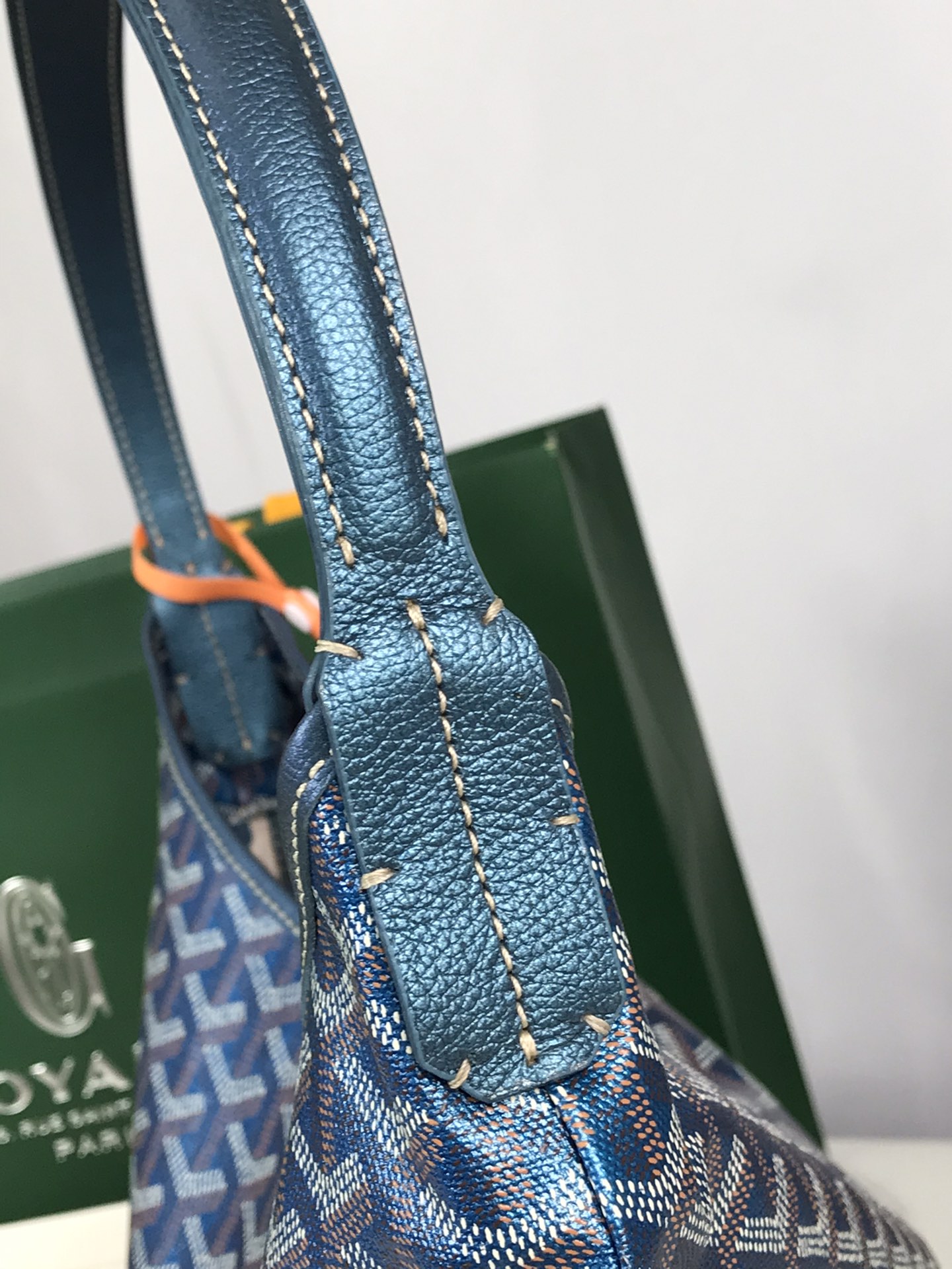 Goyard Style Blue Hobo Bag Bags Hobo Bag detail image 5 from source 759529