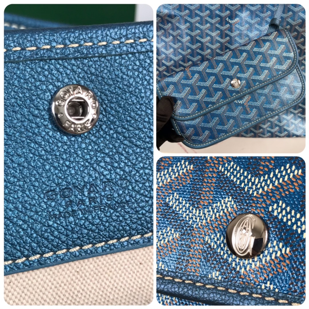 Goyard Style Blue Hobo Bag Bags Hobo Bag detail image 9 from source 759529