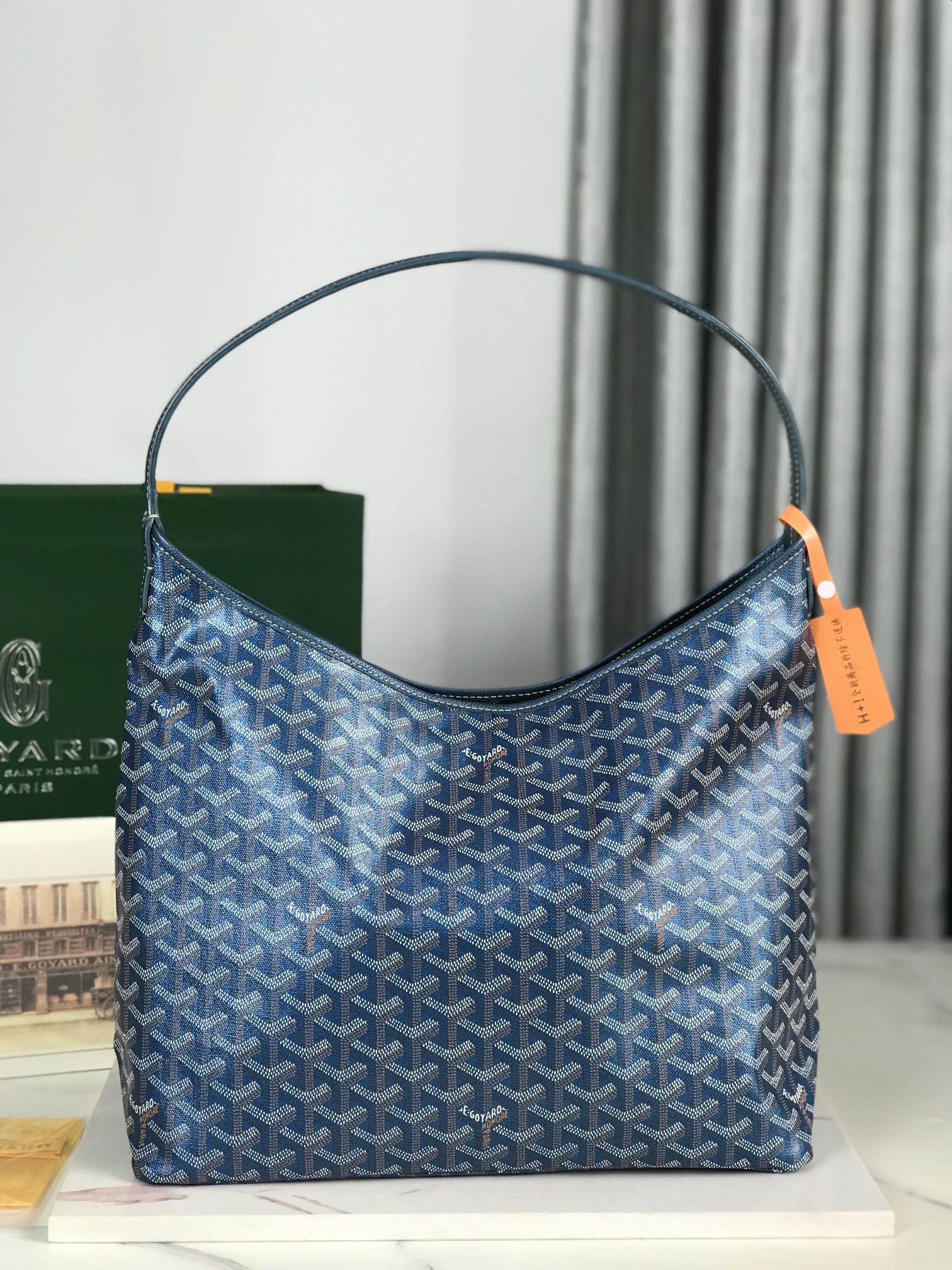 Goyard Style Blue Hobo Bag Bags Hobo Bag detail image 3 from source 759529