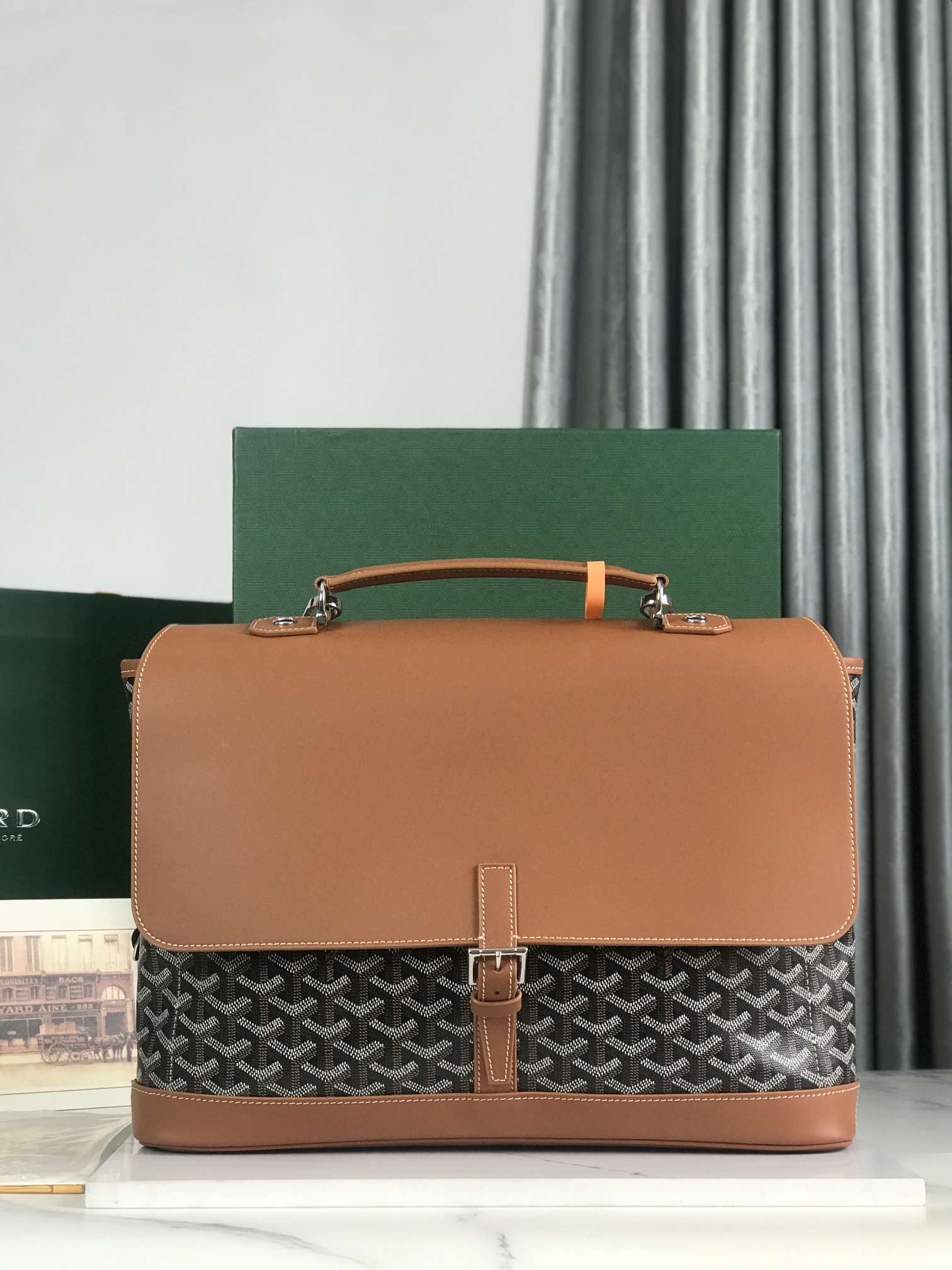 NO:201680,, Exclusive background Goyard's new Citadin postman bag #Goyard Citadin# The name comes from the French definition of 