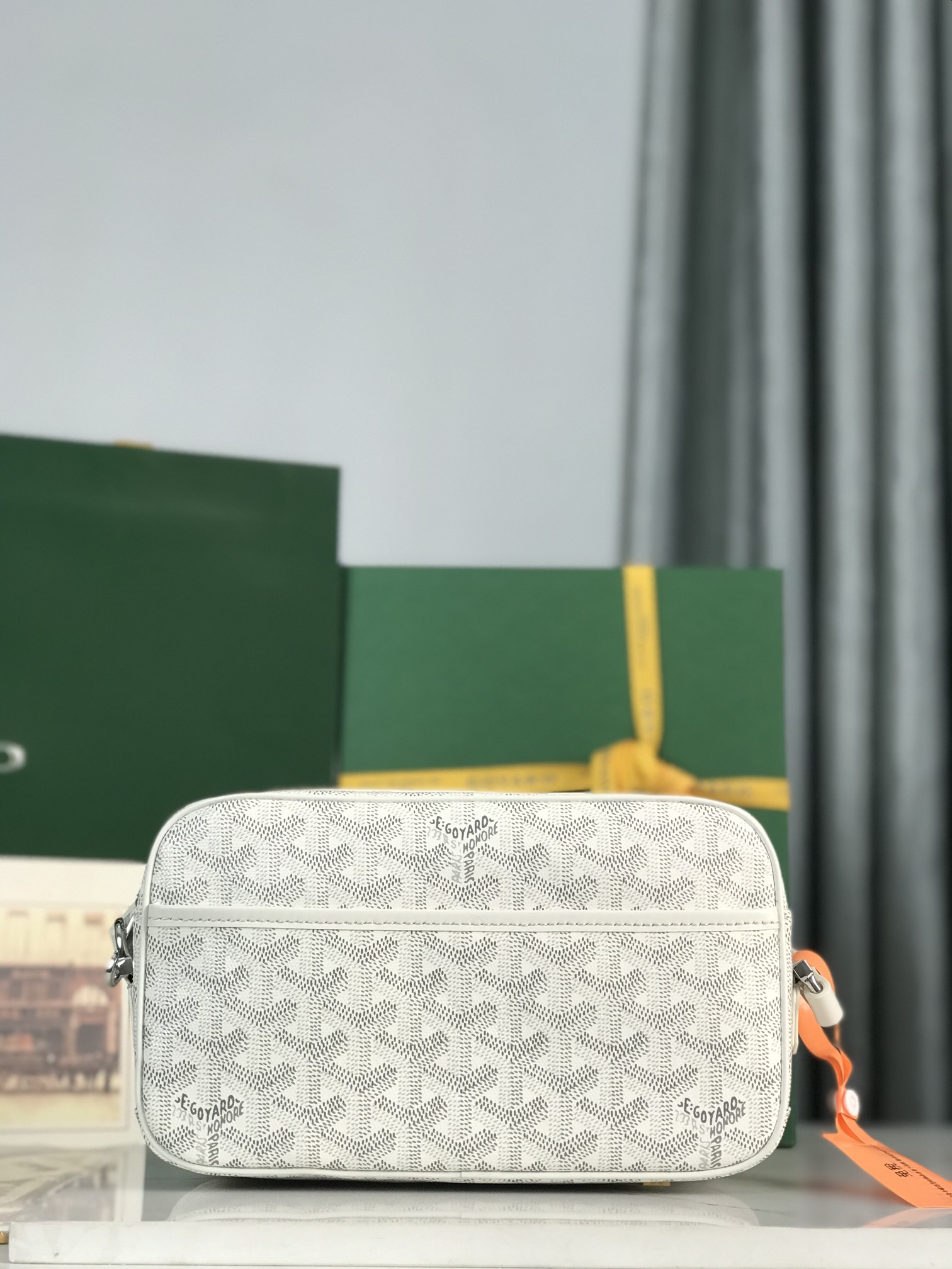 NO:186088,Genuine grade original leather version white 020189, super grade Goya19860909正品级 原厂皮版本 白色 020189,特级戈雅,Bag