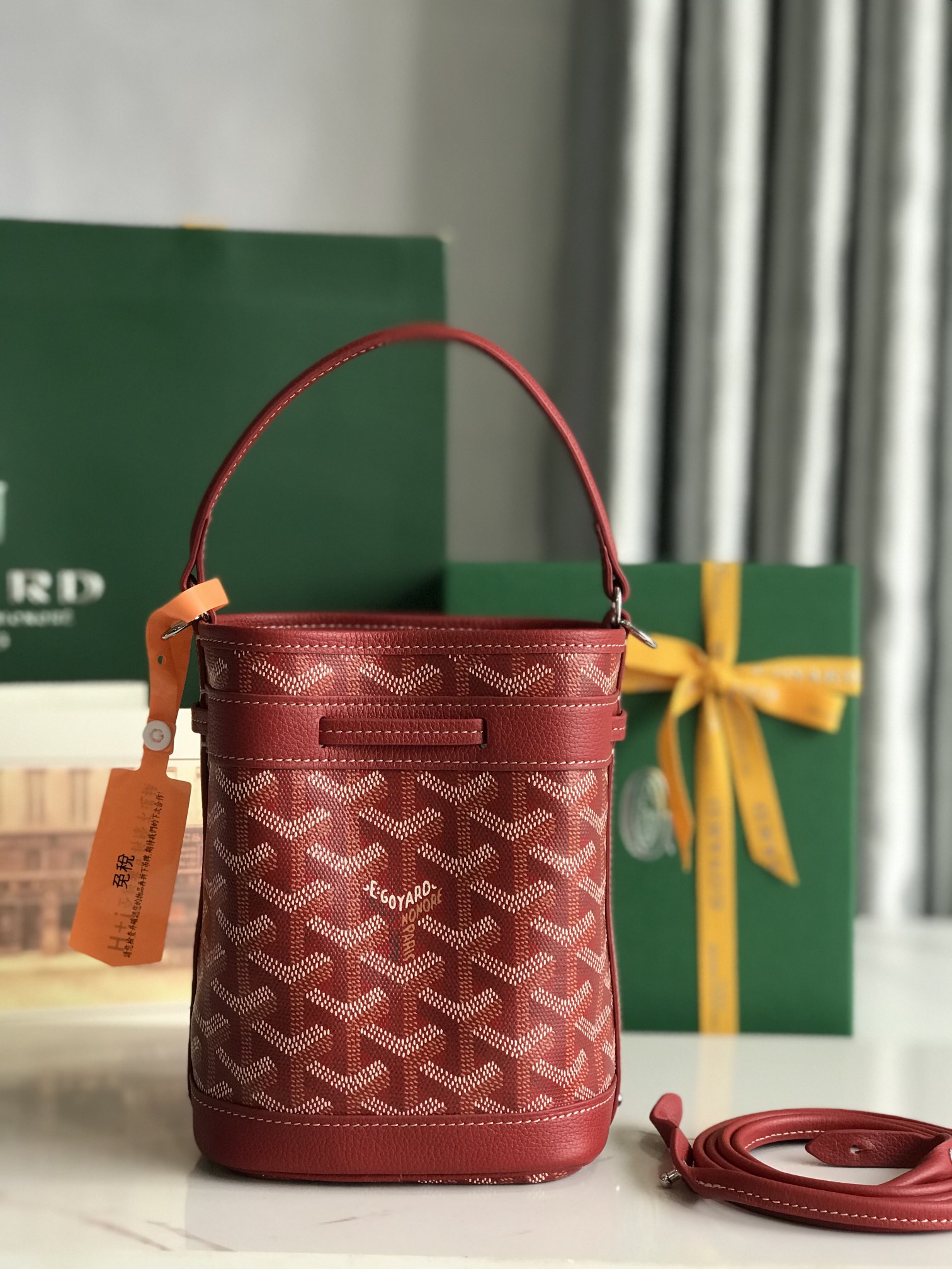 PETIT FLOT MINI Bucket Bag, Leather Crossbody Handbag for Women, 12x10.5x17.5cm 5 i1750914737 2950 3