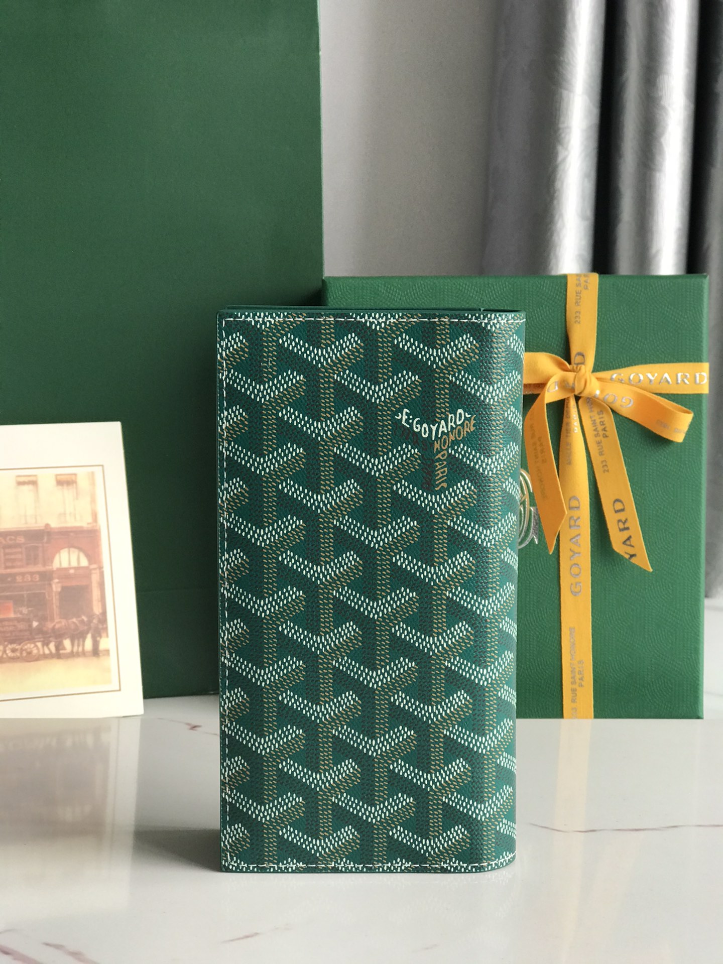 Goyard Saint-Lambert Phone Pouch in Goyardine Canvas & Calfskin Leather 3 i1751347245 4891 5