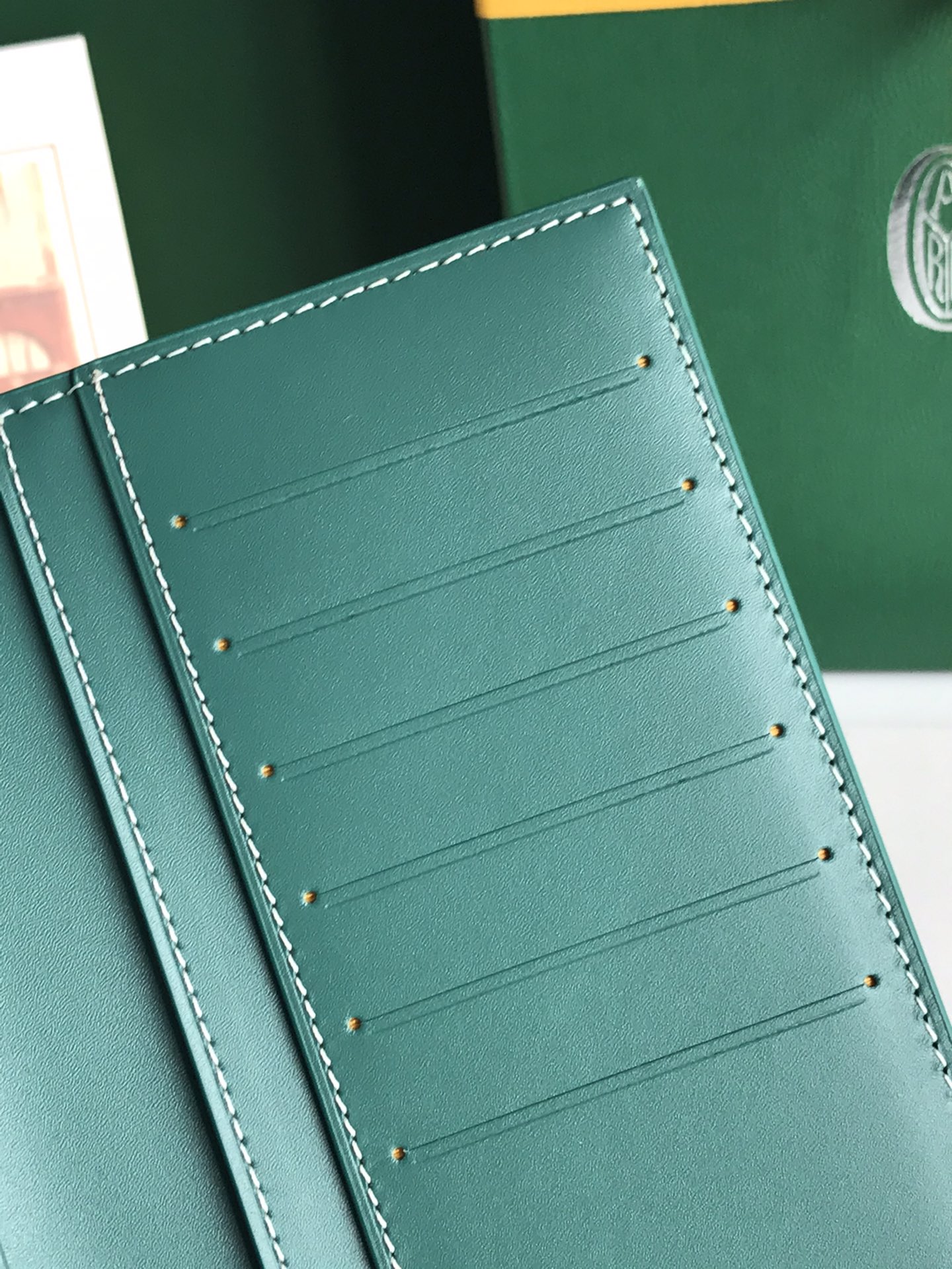 Goyard Saint-Lambert Phone Pouch in Goyardine Canvas & Calfskin Leather 7 i1751347246 7907 7