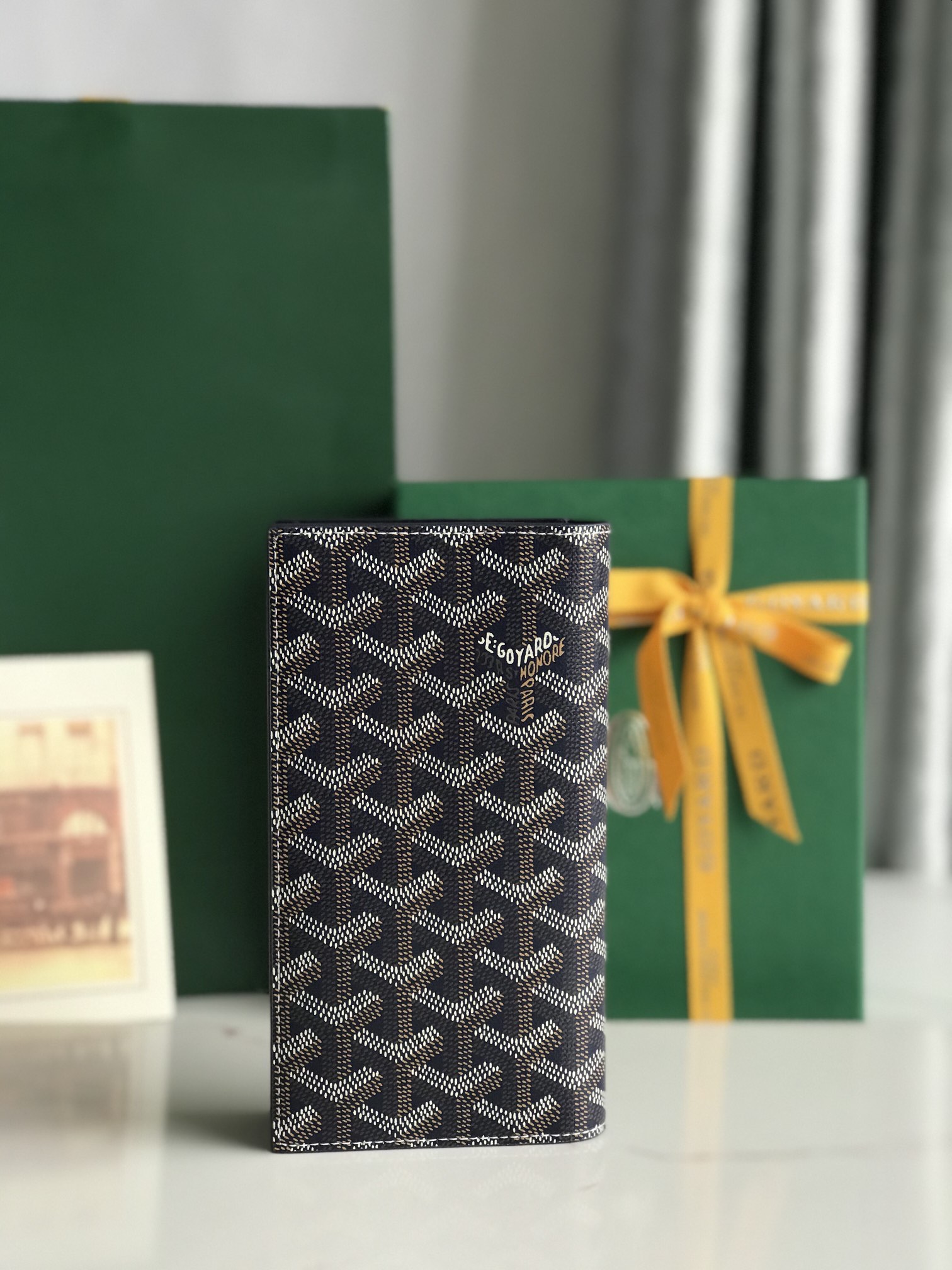 Goyard Saint-Lambert Phone Pouch in Goyardine Canvas & Calfskin Leather 3 i1751348019 6489 7