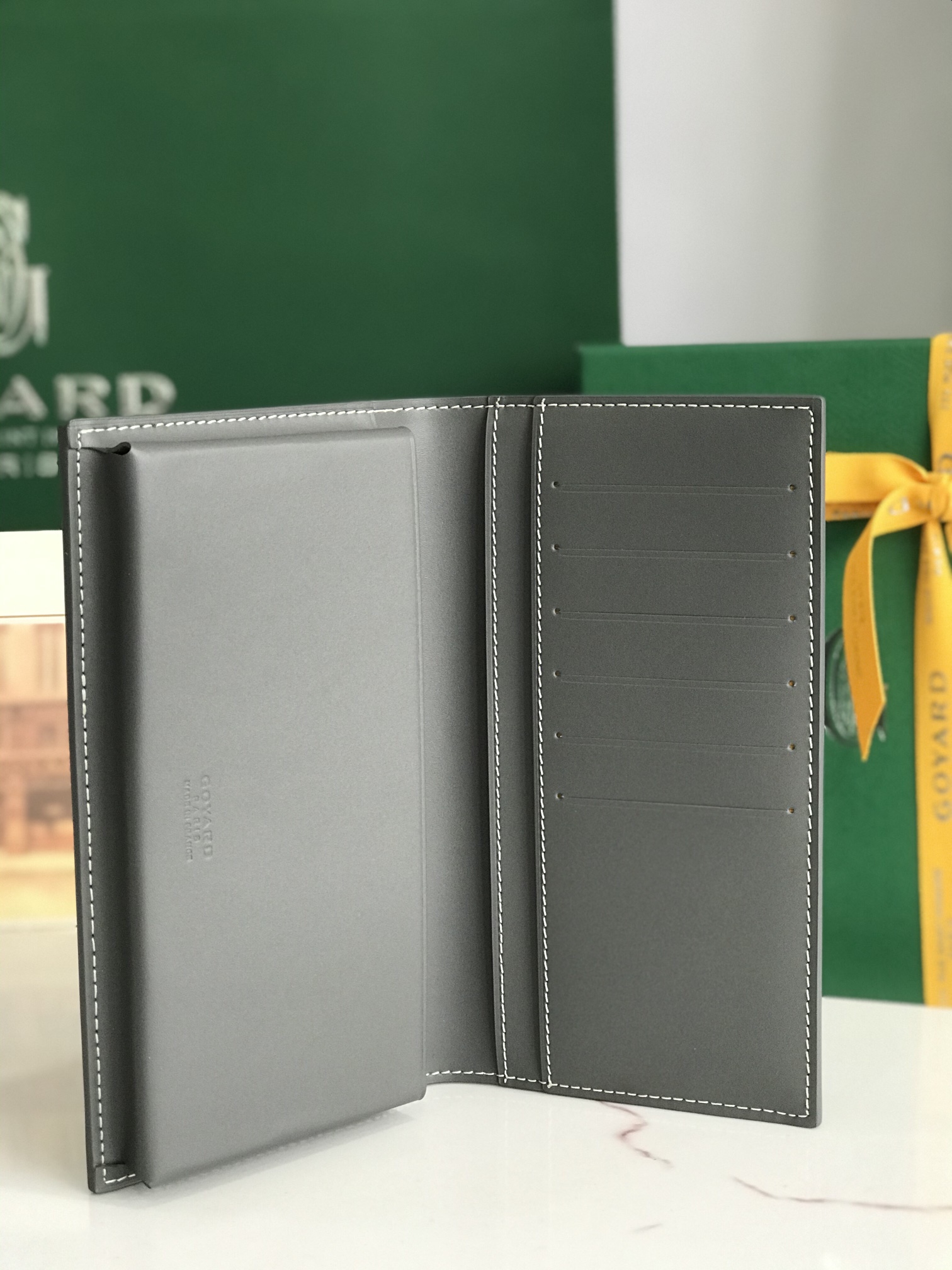 Goyard Saint-Lambert Phone Pouch in Goyardine Canvas & Calfskin Leather 8 i1751348201 746 0