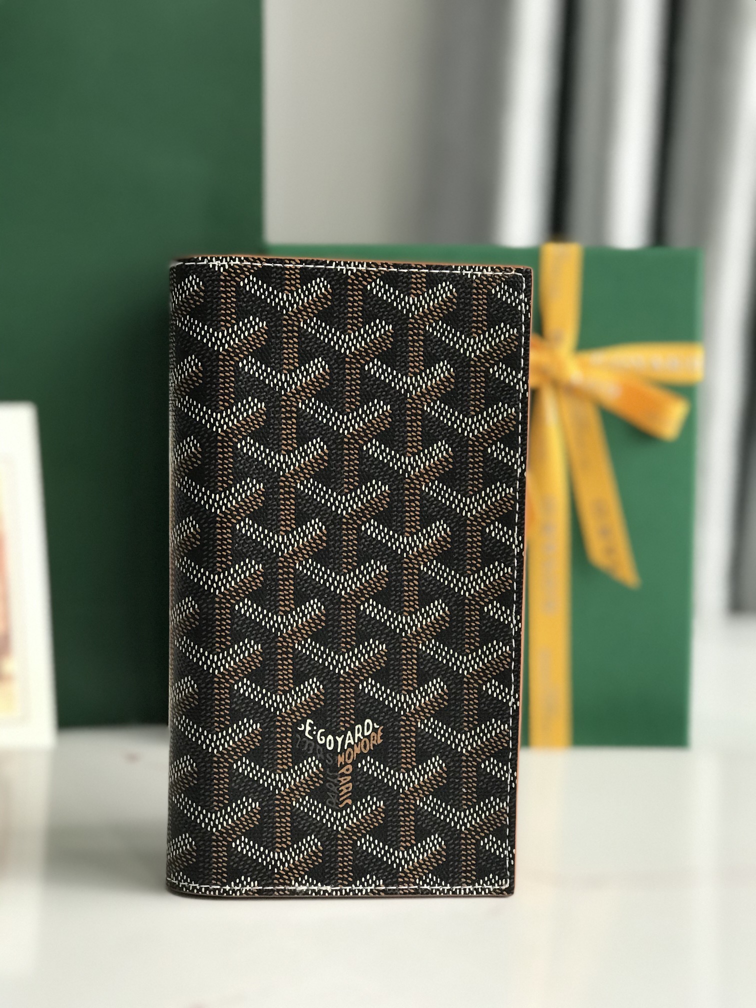 Goyard Saint-Lambert Phone Pouch: Goyardine Canvas & Calfskin Leather, Compact Design 2 i1751348446 8395 0