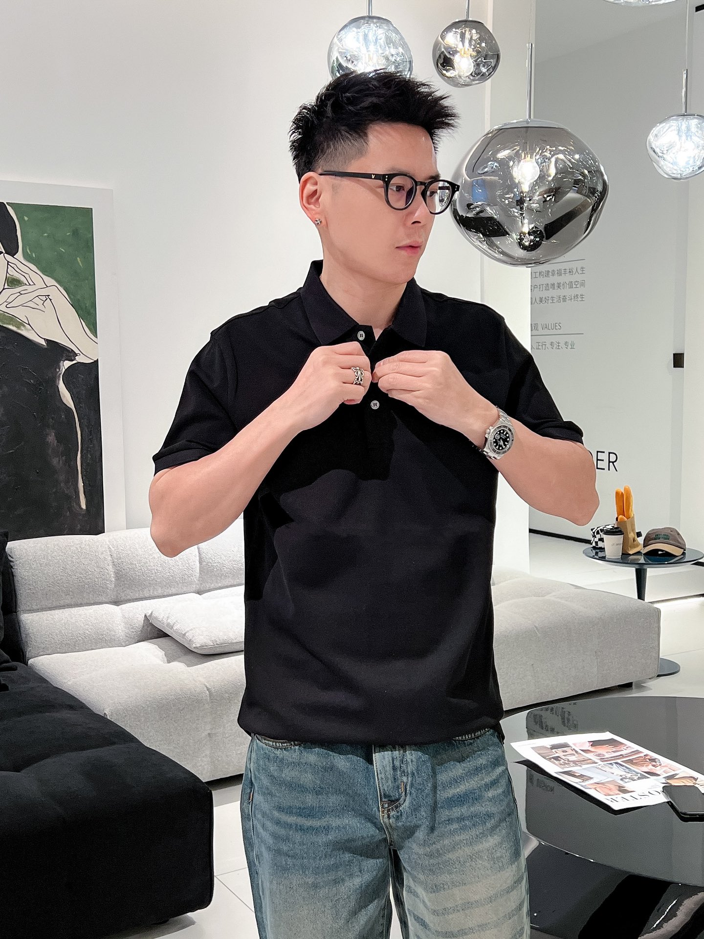 巴宝莉 2025ss夏季新款字母标识刺绣logo男士翻领Polo衫！经典商务男款，高端男装的天花板级别的