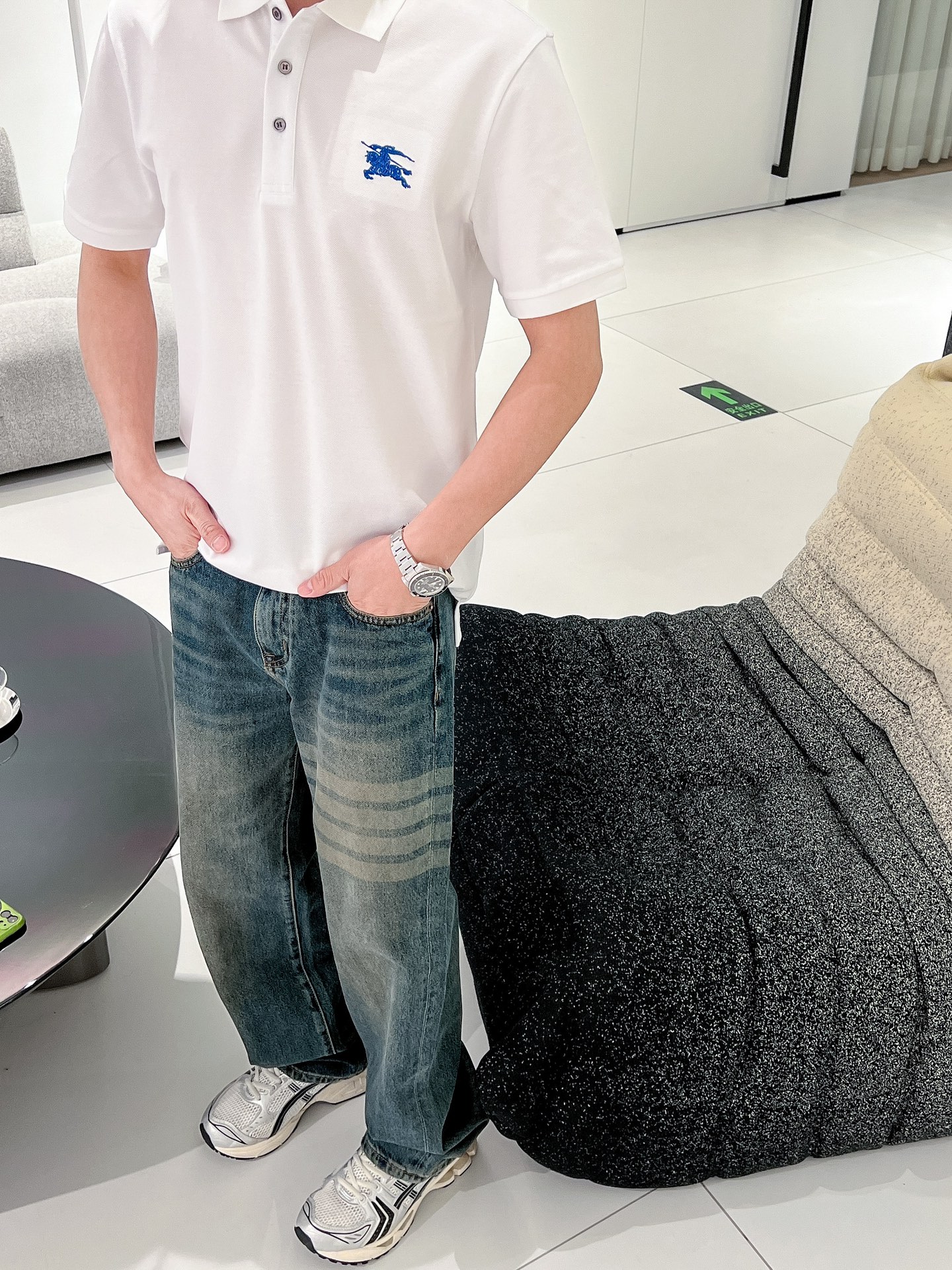 巴宝莉 2025ss夏季新款字母标识刺绣logo男士翻领Polo衫！经典商务男款，高端男装的天花板级别的