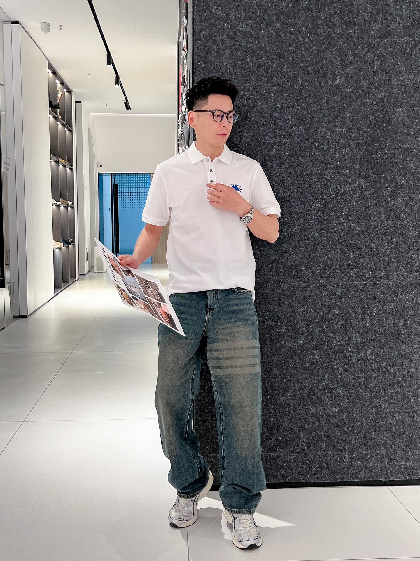 巴宝莉 2025ss夏季新款字母标识刺绣logo男士翻领Polo衫！经典商务男款，高端男装的天花板级别的