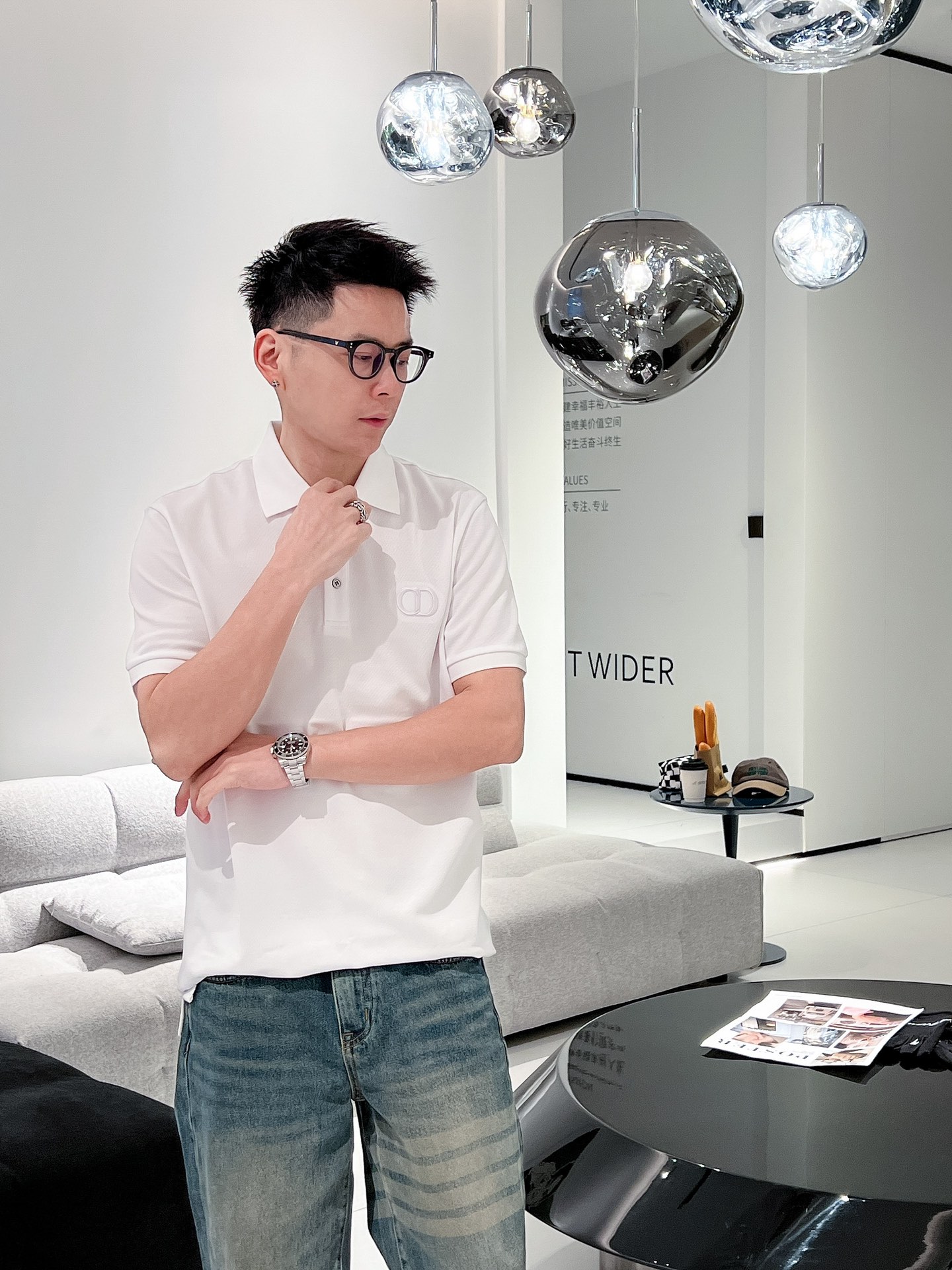 迪奥 CD 2025ss夏季新款字母标识刺绣logo男士翻领Polo衫！经典商务男款，高端男装的天花板级