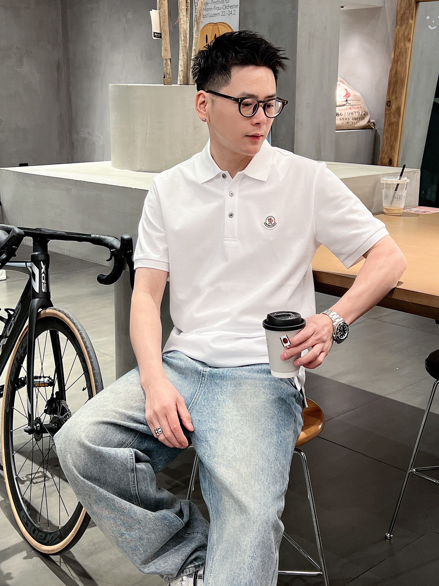 蒙口 2025ss夏季新款字母logo男士翻领Polo衫！经典商务男款，高端男装的天花板级别的商务男款！