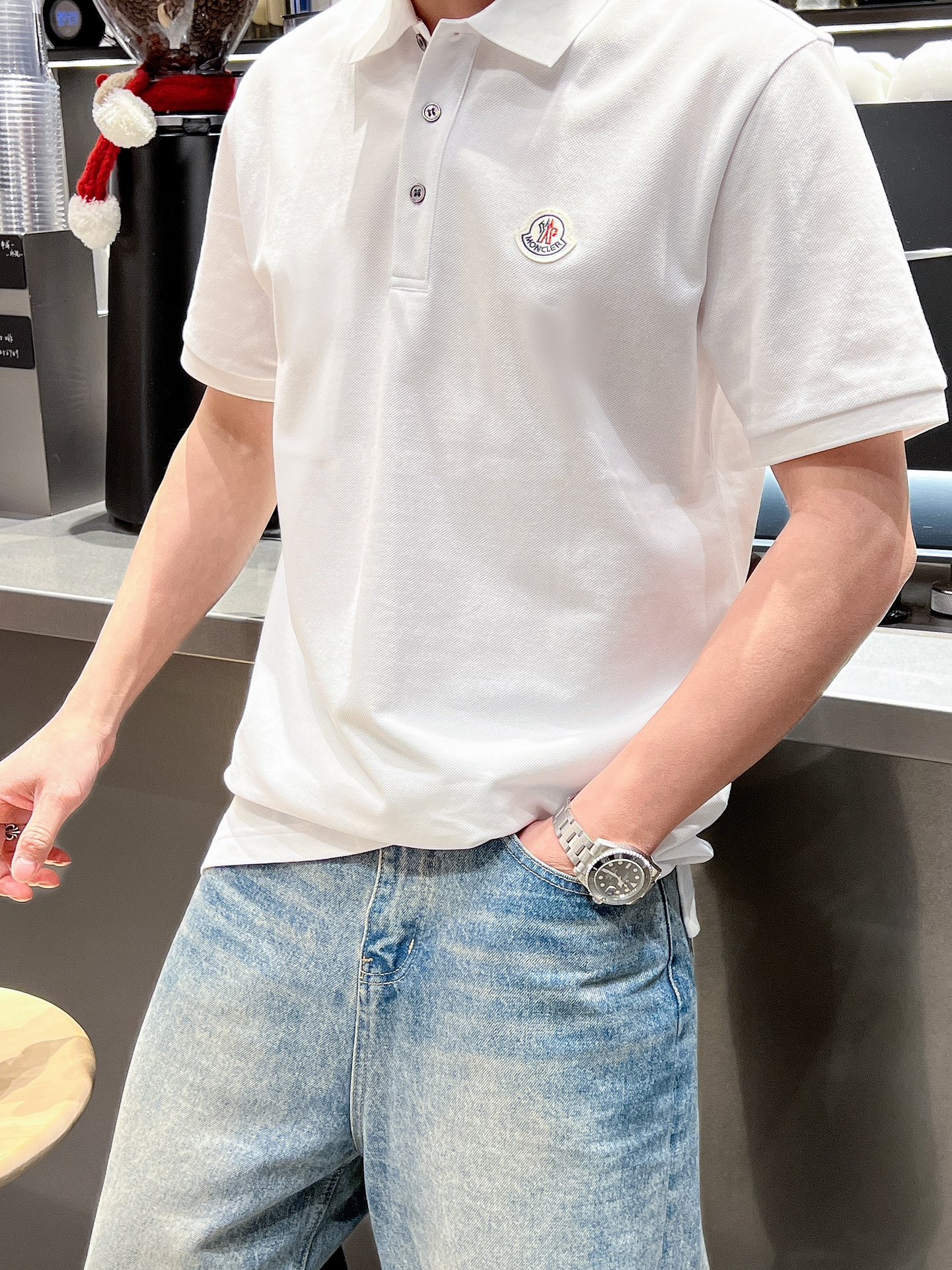 蒙口 2025ss夏季新款字母logo男士翻领Polo衫！经典商务男款，高端男装的天花板级别的商务男款！