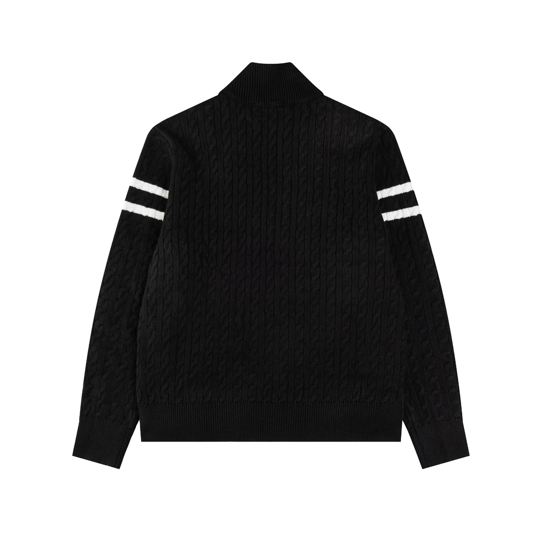 Moncler Sweater with Snail Design and Knitted Needles, Featuring Wool Blend Fabric - 图片 2