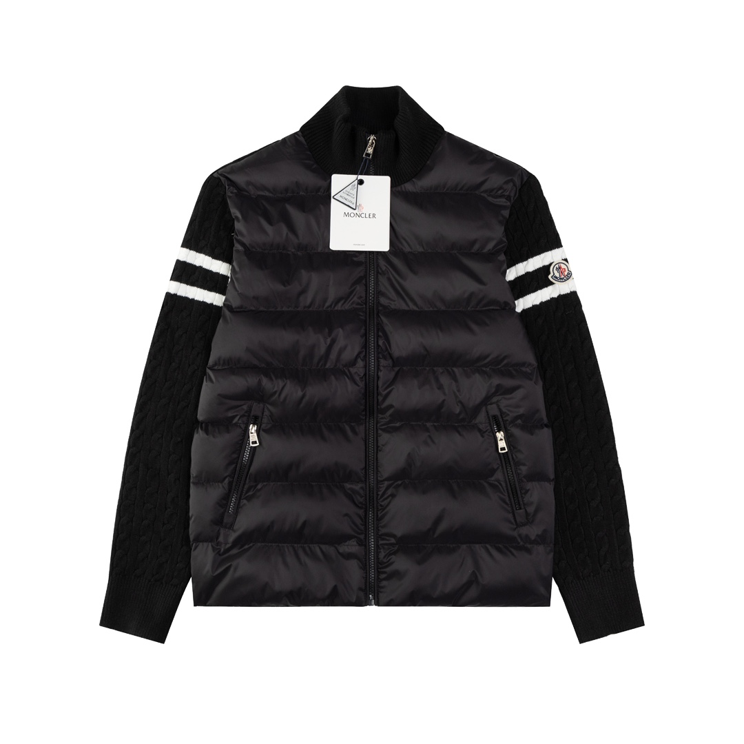 Moncler Sweater with Snail Design and Knitted Needles, Featuring Wool Blend Fabric - 图片 1