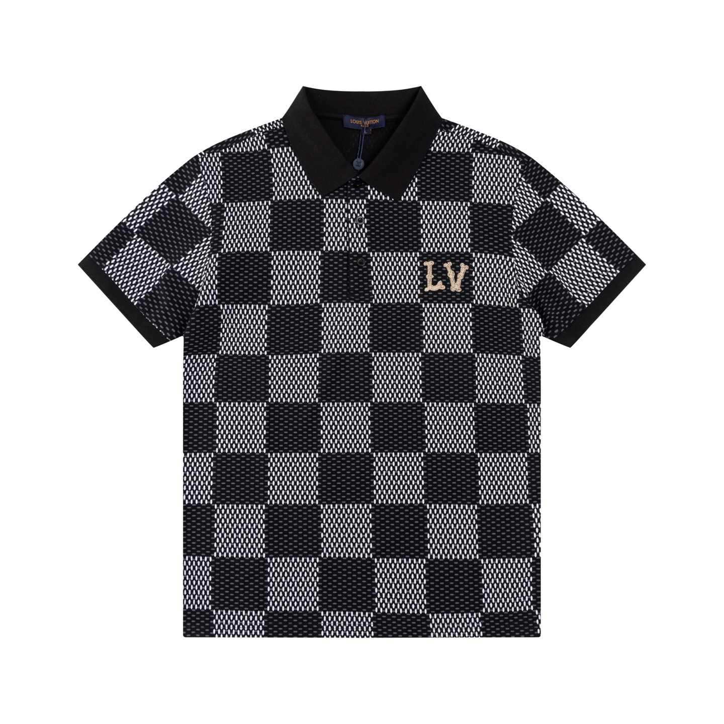 P105 Louis Vuitton / Louis Vuitton tablero de ajedrez con letras de perlas logotipo grande exquisitamente actualizado, …
