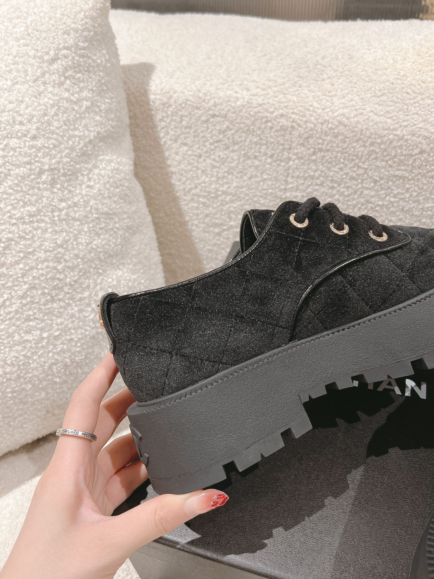 alta versión de los zapatos individuales botas cortas 2024 pequeño incienso otoño invierno esta temp