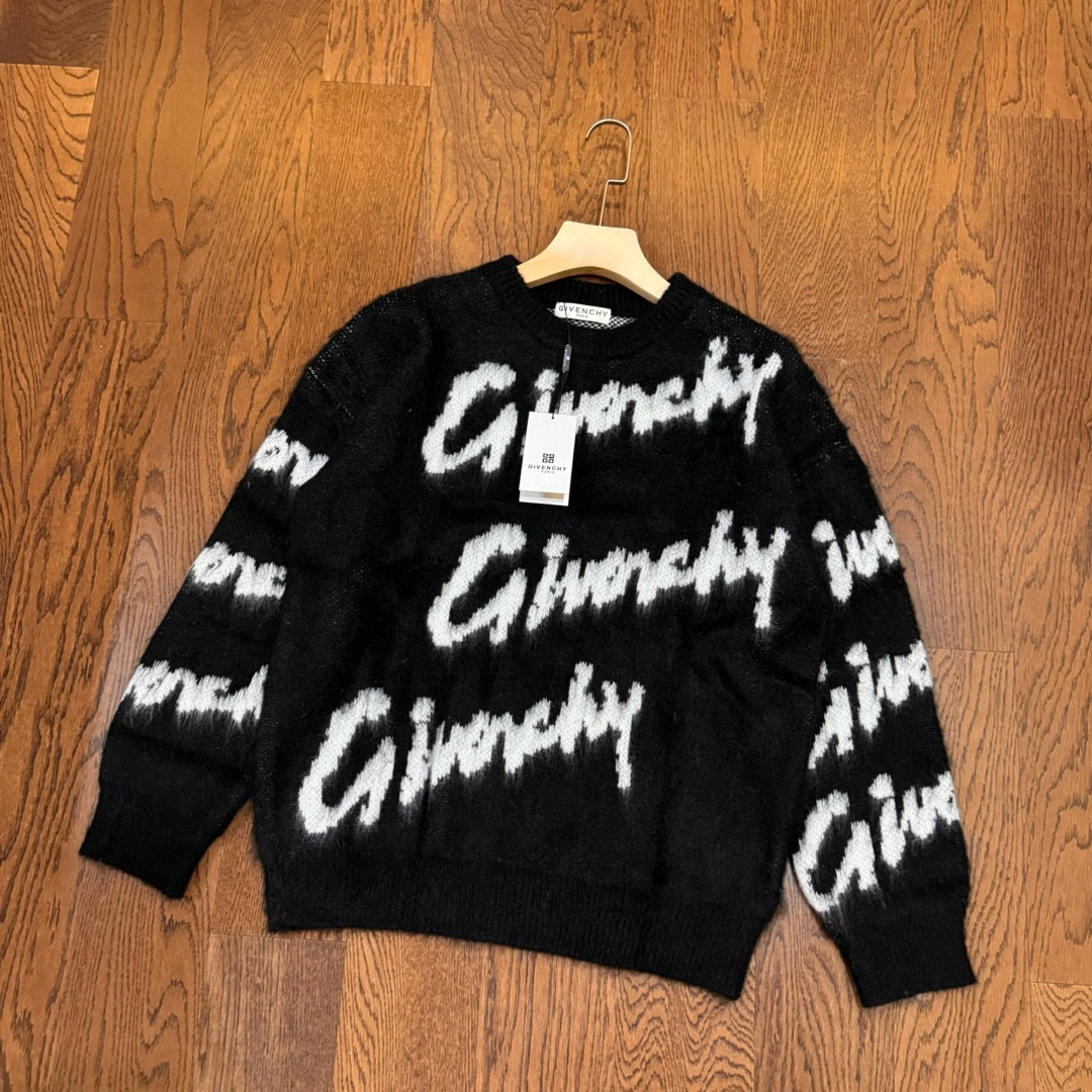 Givenchy Roupa Moletons Preto Unissexo Mulheres Tricô Lã