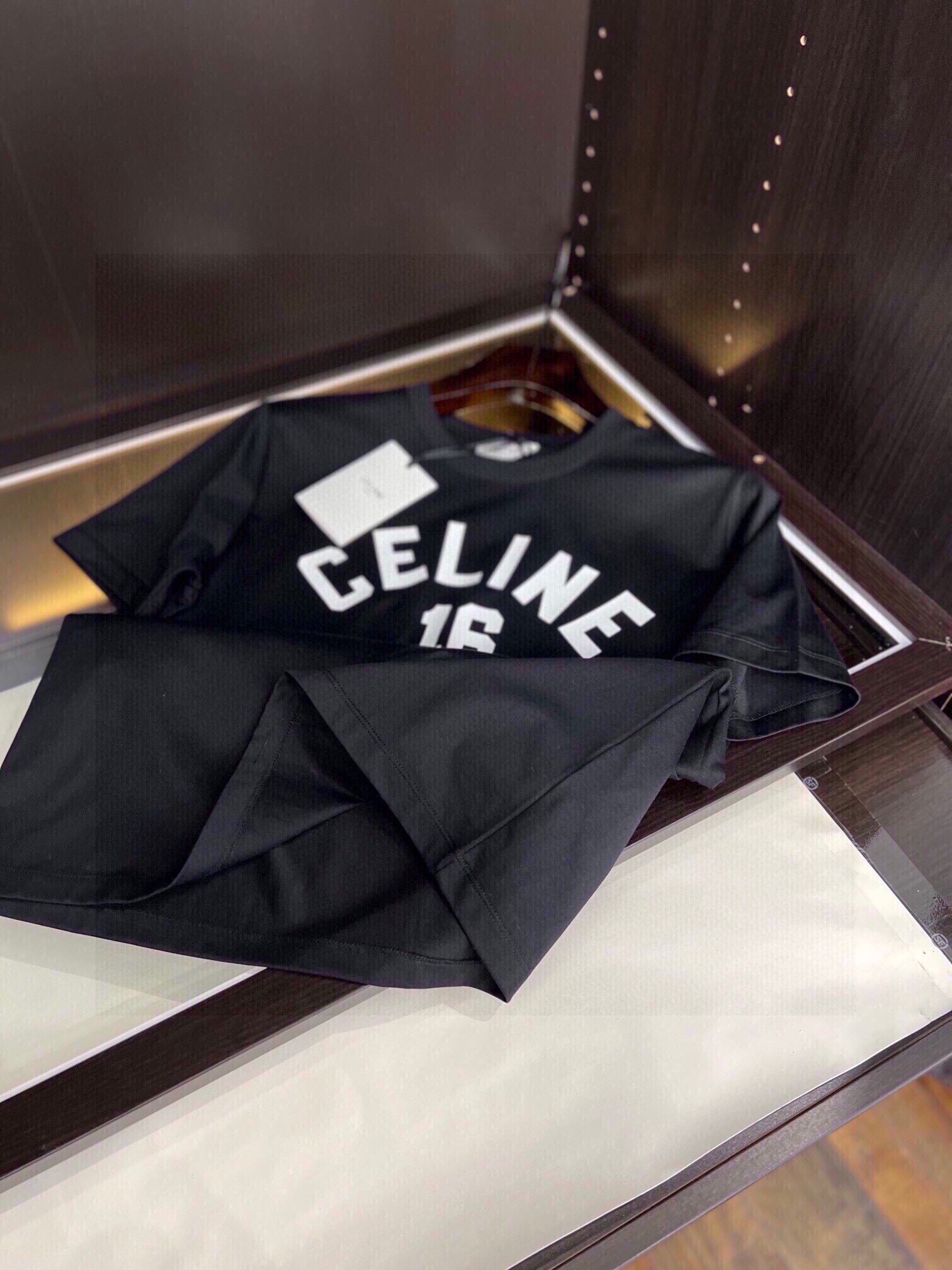 新品更时尚的CEL**系列.......新款设计新款徽标纯棉短袖T恤柜台尝鲜款又再来袭的一款黑马短袖T恤