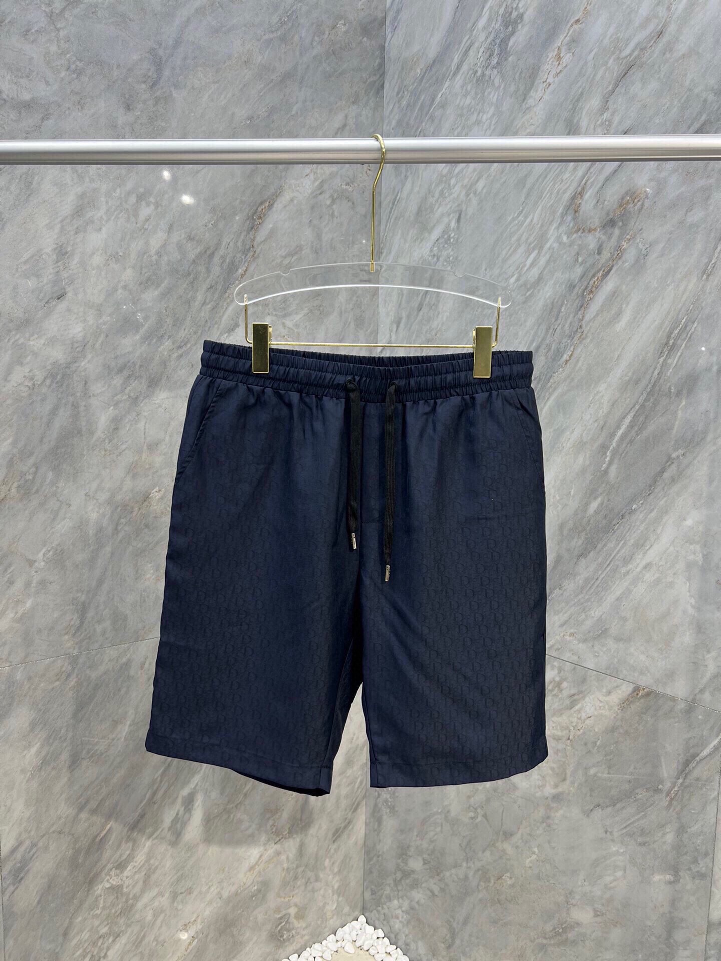 Dior Flawless
 Clothing Shorts Swim Trunks Black Blue Dark Cotton Nylon Polyester Summer Collection Sweatpants