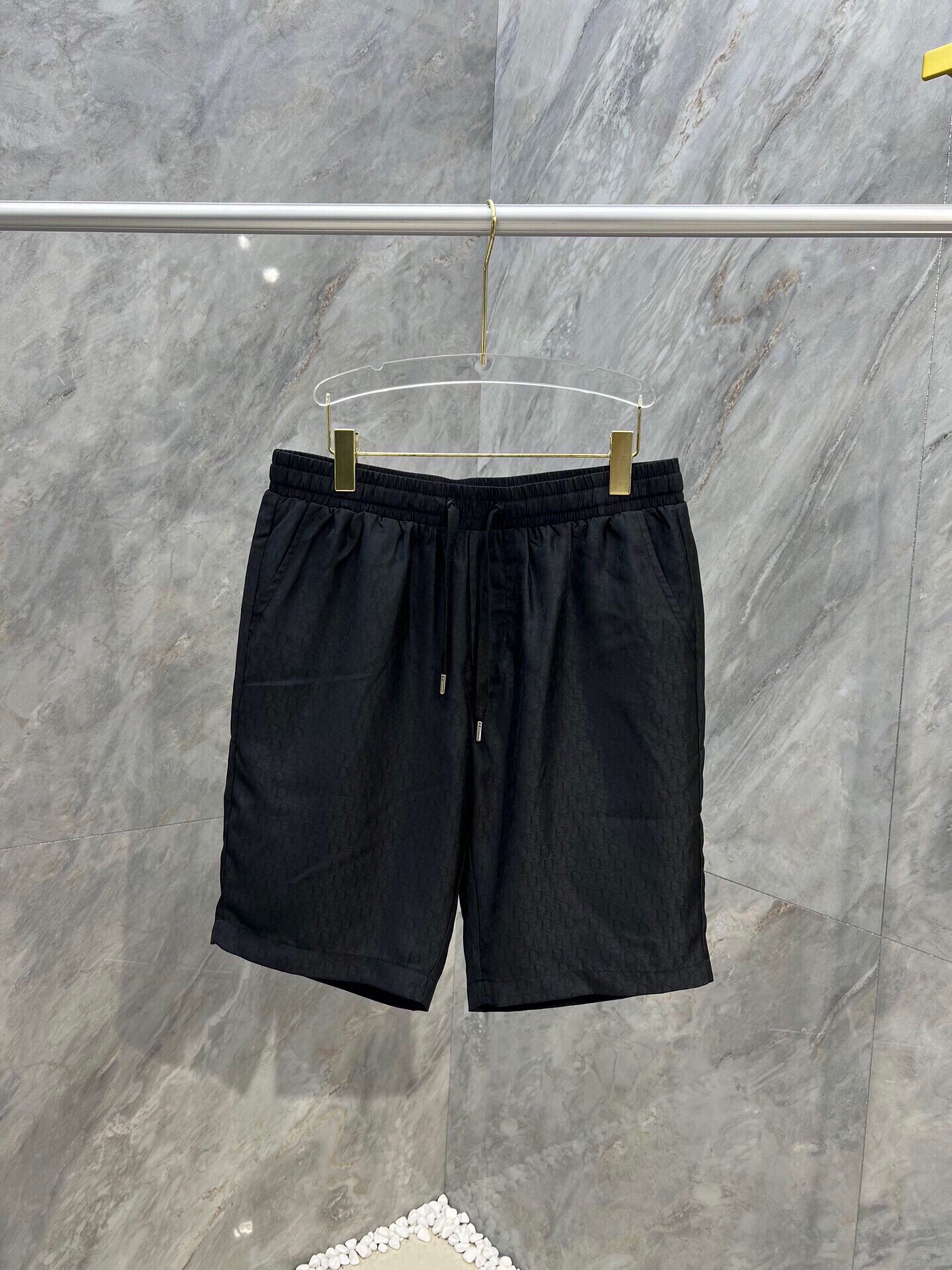 Dior Clothing Shorts Swim Trunks Black Blue Dark Cotton Nylon Polyester Summer Collection Sweatpants