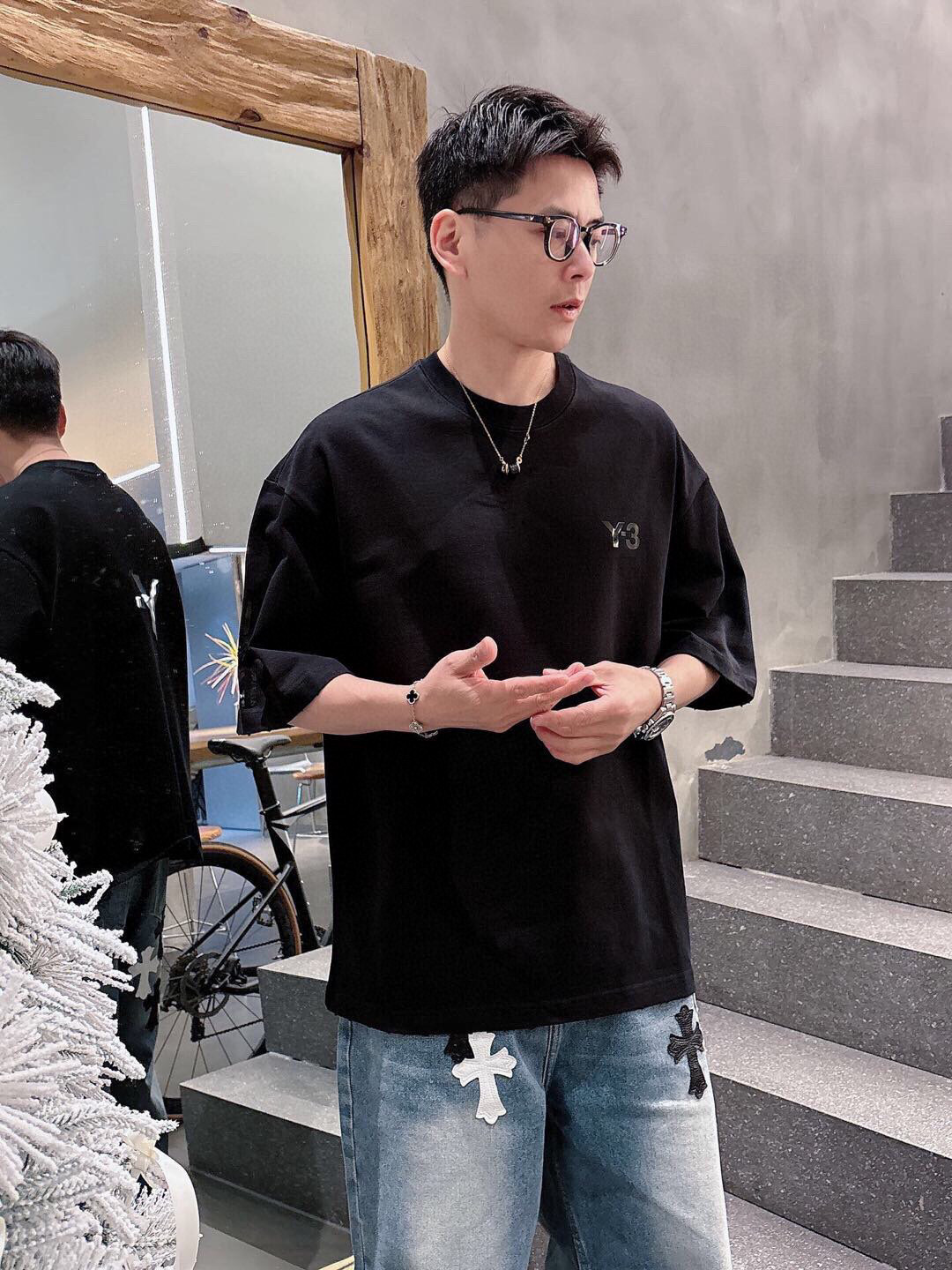 
2025春夏新款
Y-3短袖 
尺码：XS-XL 微阔板型