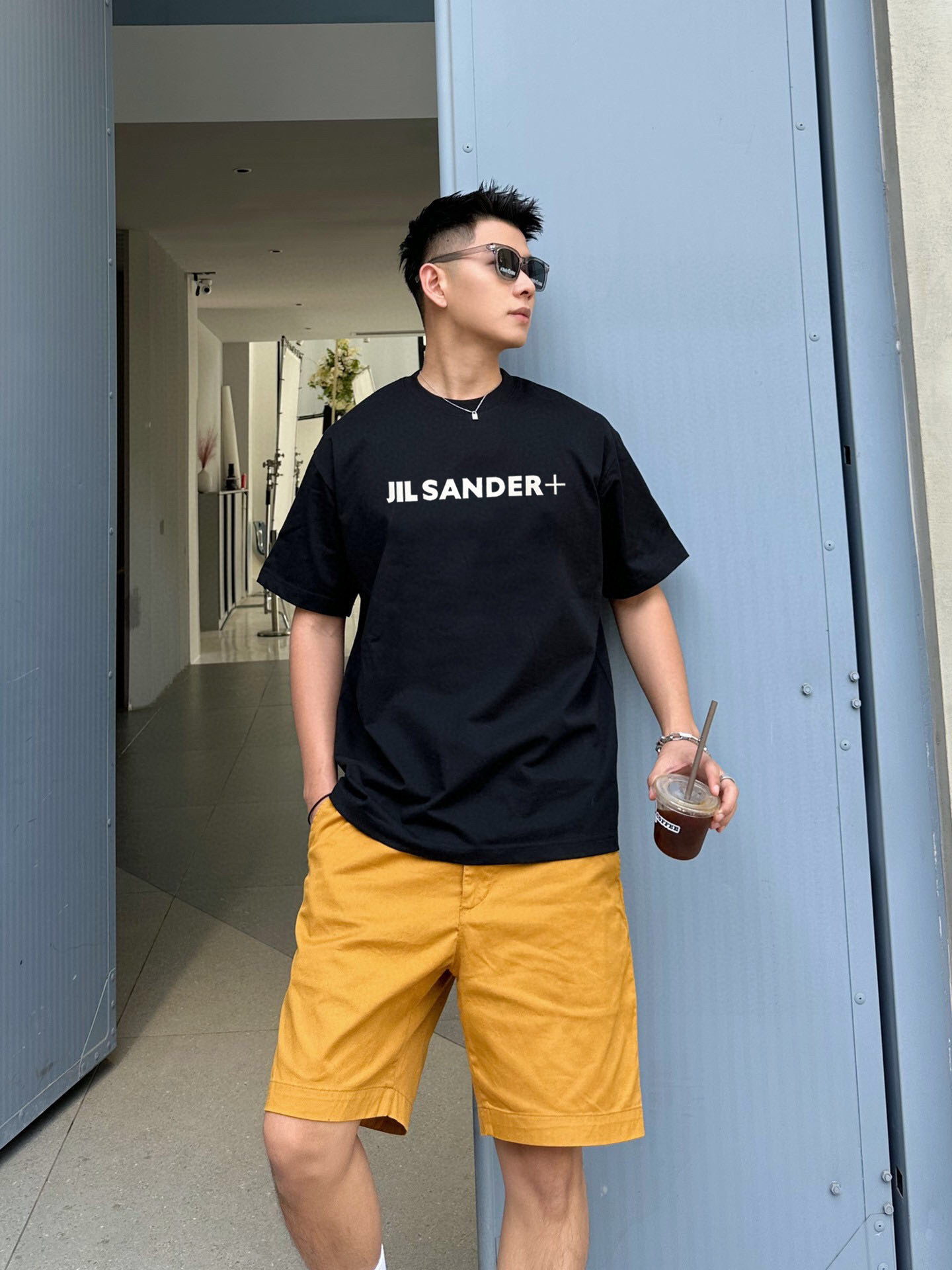 NO:123294,JIL SANDER* 2025 spring and summer new short-sleeved T-shirt heavy cotton letter logo three-dimensional silicone color black white mint green S M L XL XXL,,jil sander,T-shirt,tees,t-shirt,alexander wang19860909JIL SANDER* 吉尔桑德* 2025春夏新款短袖T恤 重磅纯棉字母logo立体硅胶 颜色黑色白色薄荷绿 码数S M L XL XXL,,jil sander,T-shirt,tees，t-shirt,alexander wang,Men's clothing