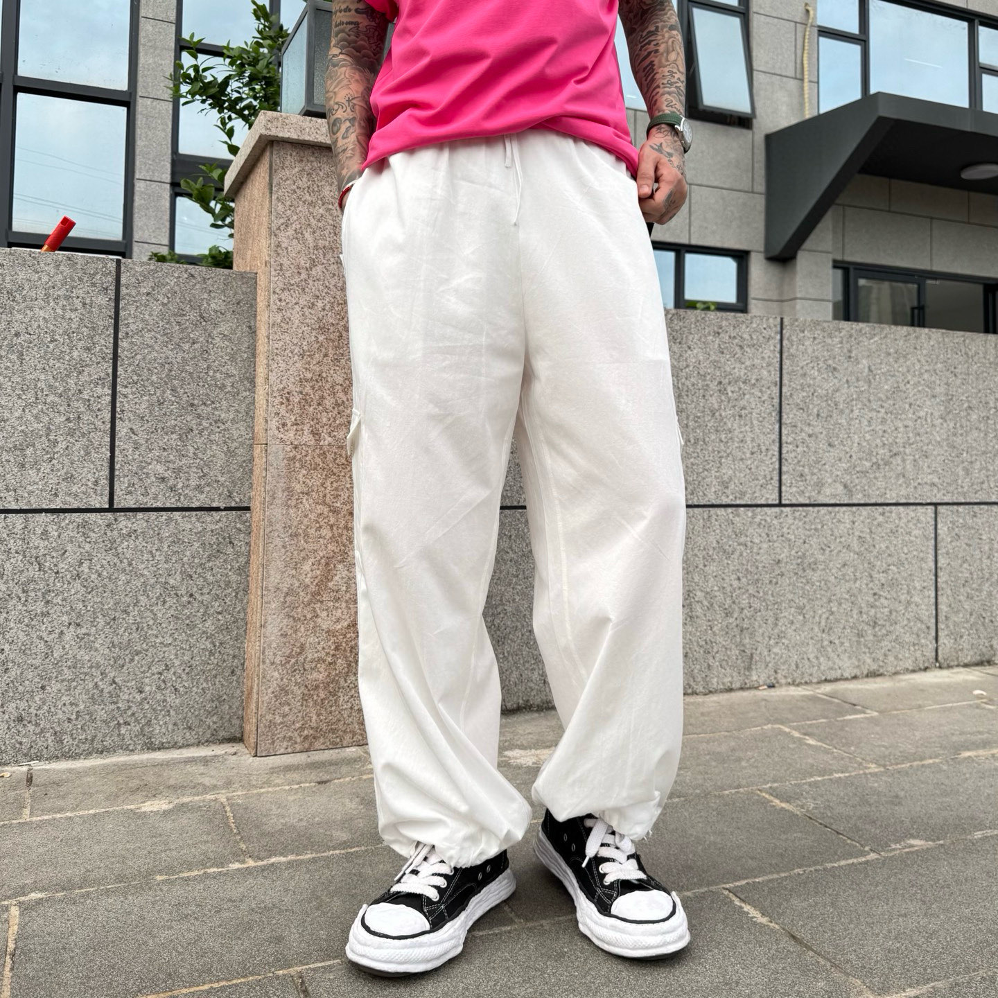 NO:144170,YMM's new casual pants are made of high-quality fabrics, which is eye-catching enough to wear and a great chance of turning back!  Logo logo, cool and breathable, the same style as men and women!  Code number M-XL, alexander wang19860909YMM新款休闲裤采用优质面料,搭上身足够吸睛且回头率爆棚！标识LOGO,清凉透气,男女同款！码数M-XL,,alexander wang,Men's clothing