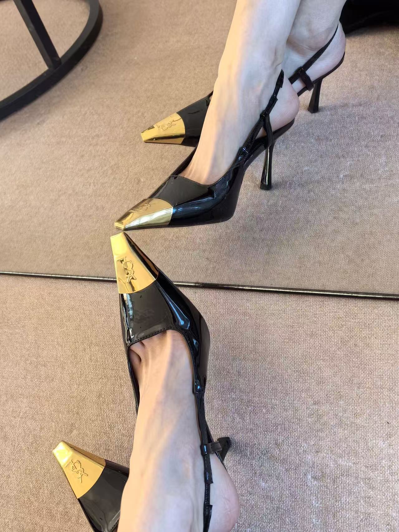 NO:258842,Photo gallery of high heels19860909正柜姐上脚图集1,高跟鞋,high heels,Women's Shoes